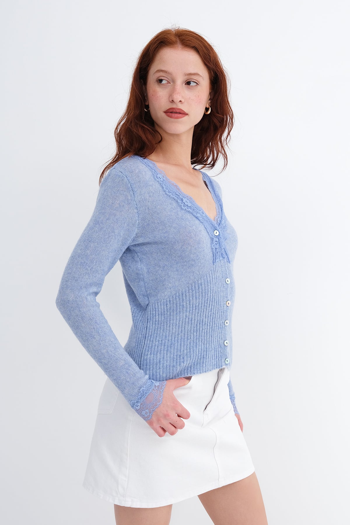 Blue_Lace-Trimmed-V-Neck-Knit-Cardigan-addax