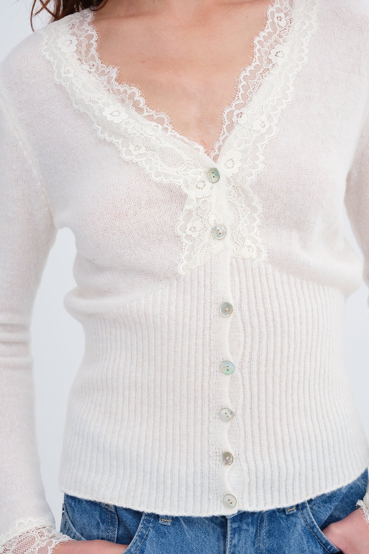 Ecru_Lace-Trimmed-V-Neck-Knit-Cardigan-addax