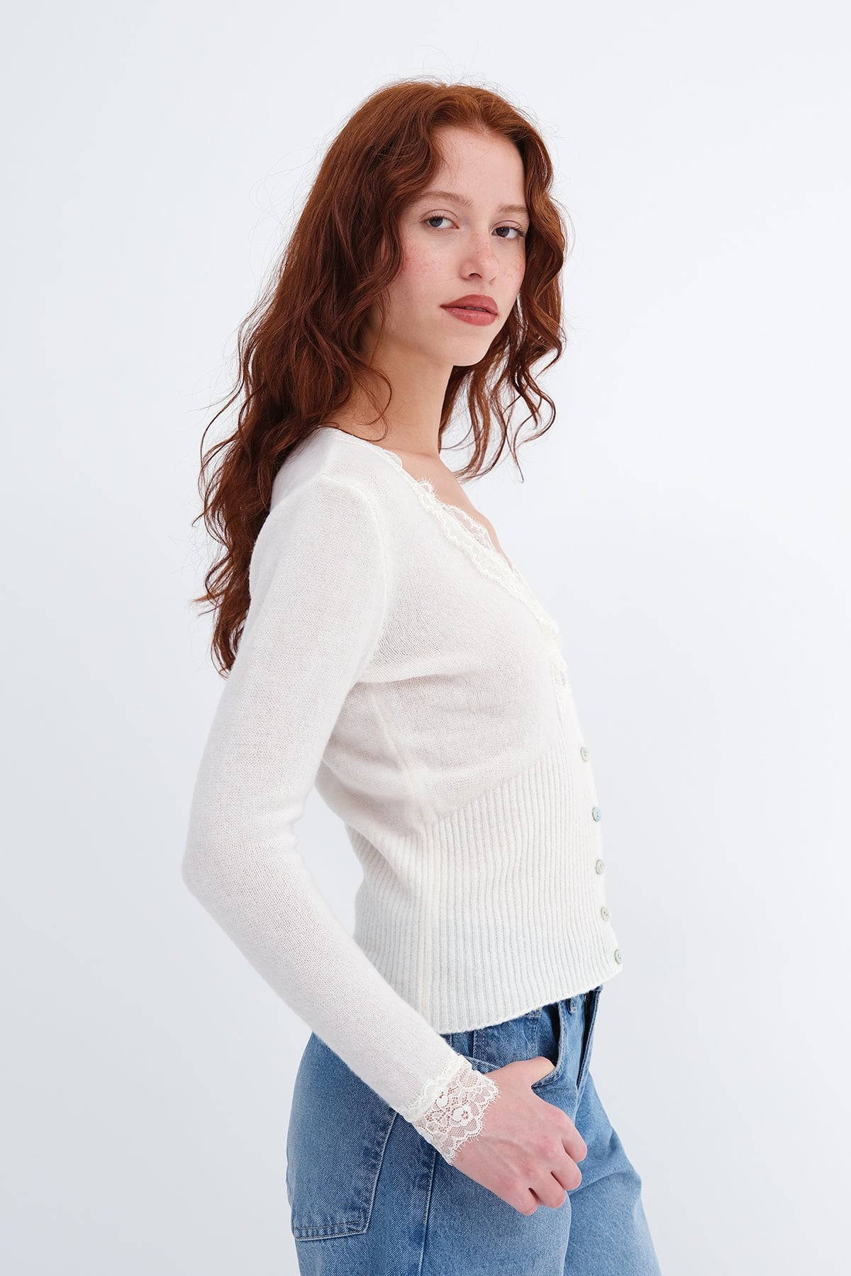 Ecru_Lace-Trimmed-V-Neck-Knit-Cardigan-addax
