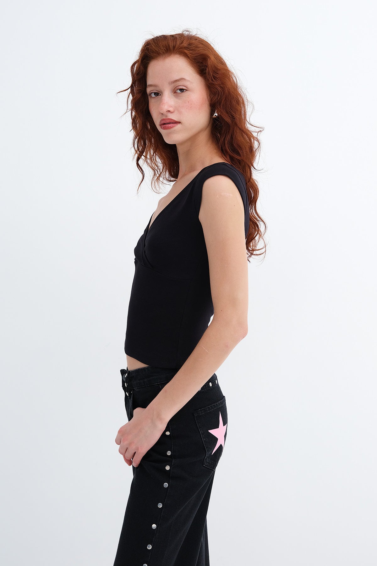 Black_Surplice-Neck-Short-Sleeve-T-Shirt-addax