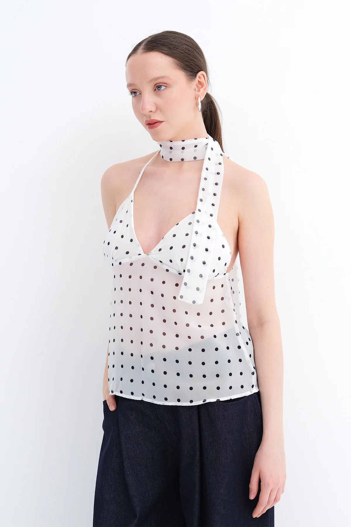 Ecru_Sheer-Blouse-with-Scarf-Detail-addax