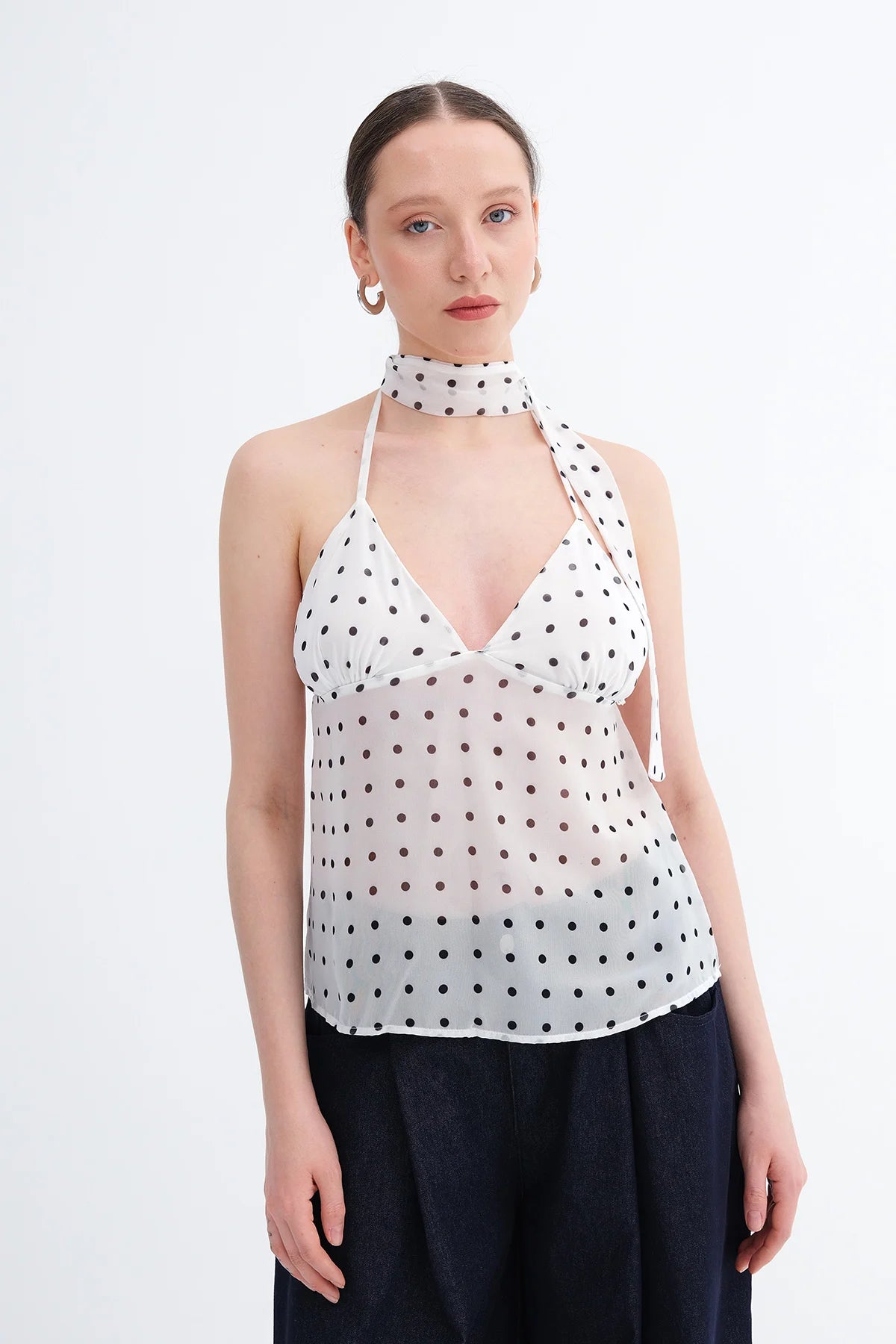 Ecru_Sheer-Blouse-with-Scarf-Detail-addax