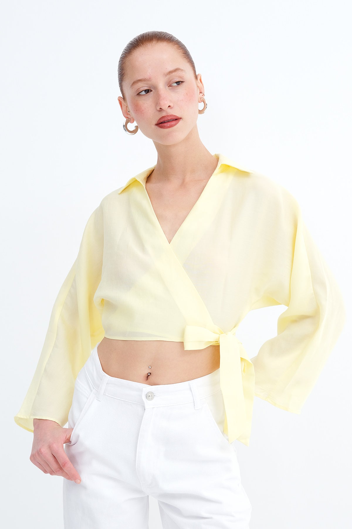 Yellow_Tie-Front-Shirt-addax