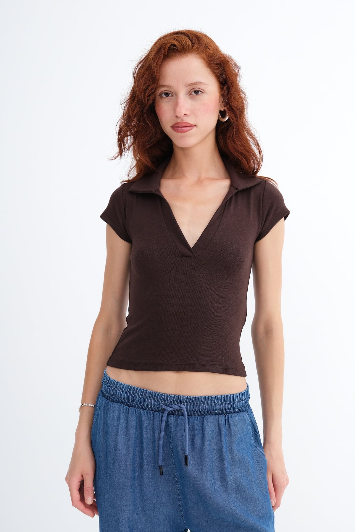 Bitter-Coffee_Polo-Collar-Modal-T-shirt-addax