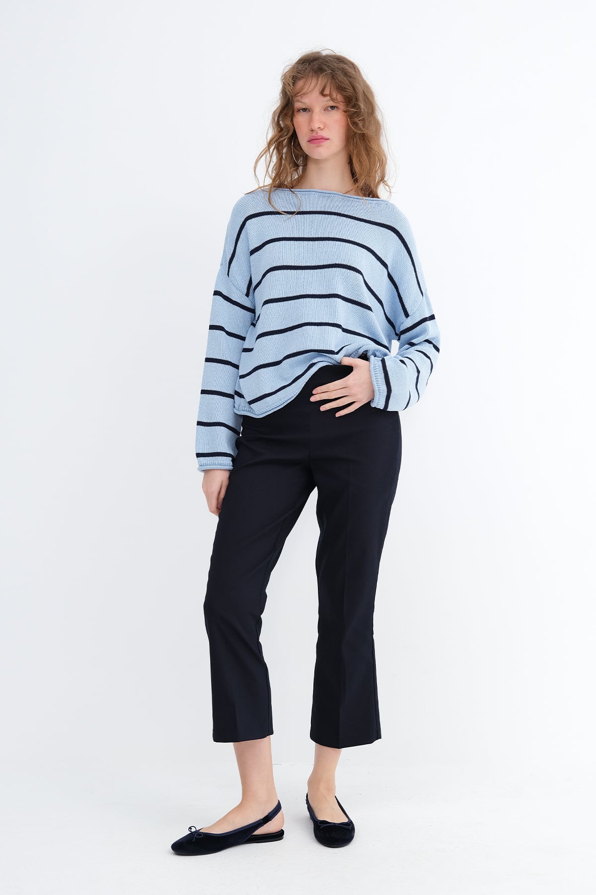 Dark-Night-Blue_Elastic-Waist-Pants-addax