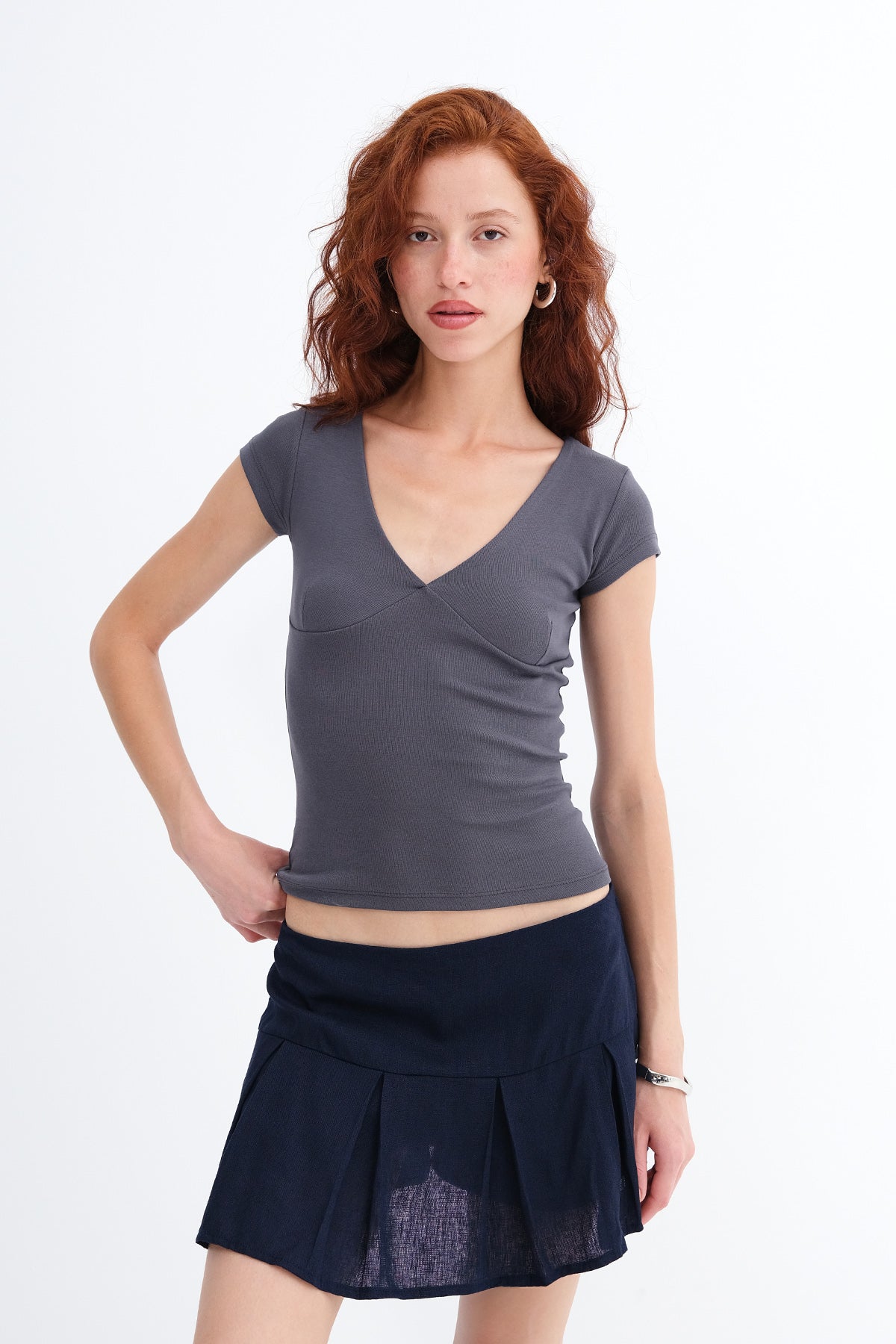 Charcoal_V-Neck-Short-Sleeve-T-Shirt-addax