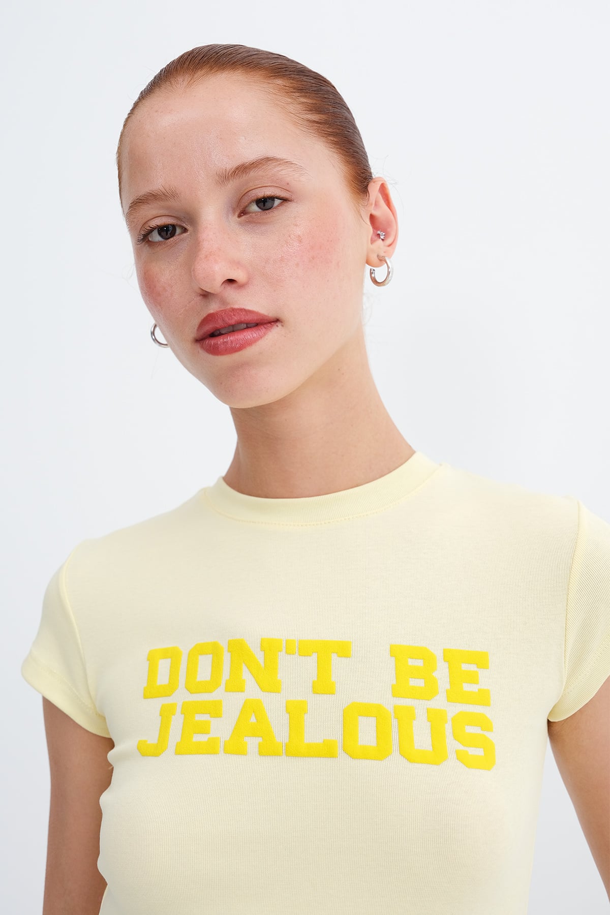 Printed Slogan T-Shirt