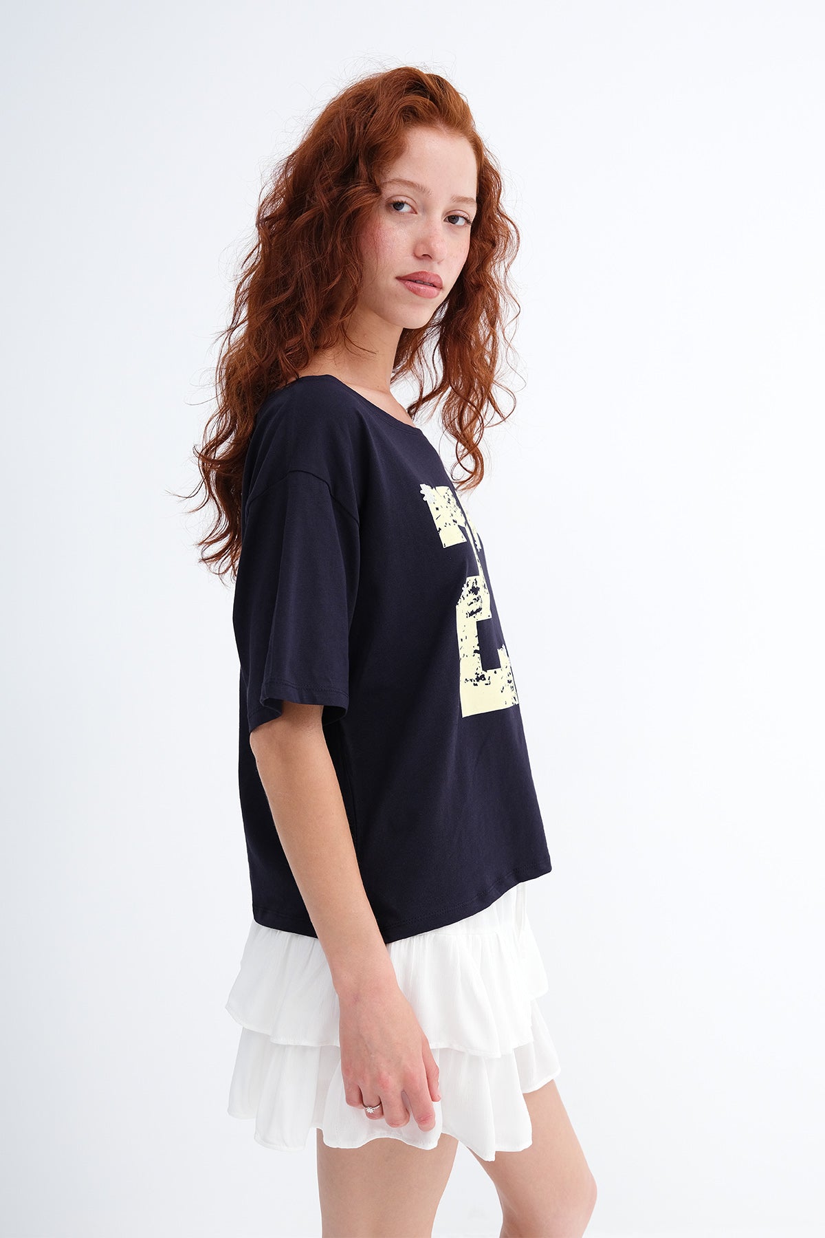 Dark-Night-Blue_Number-and-Daisy-Print-T-Shirt-addax
