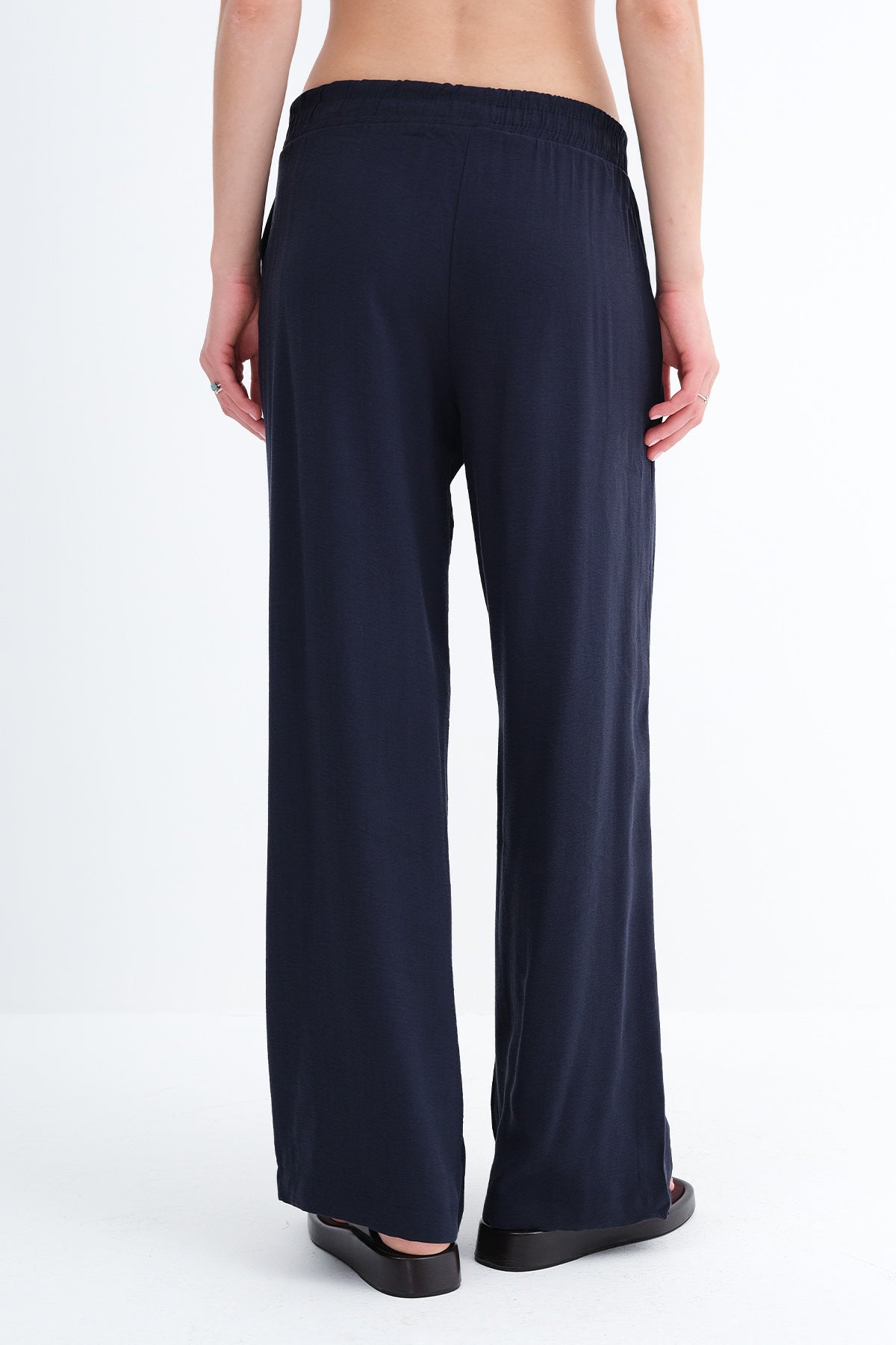 Dark-Night-Blue_Pants-with-Elastic-Waist-addax