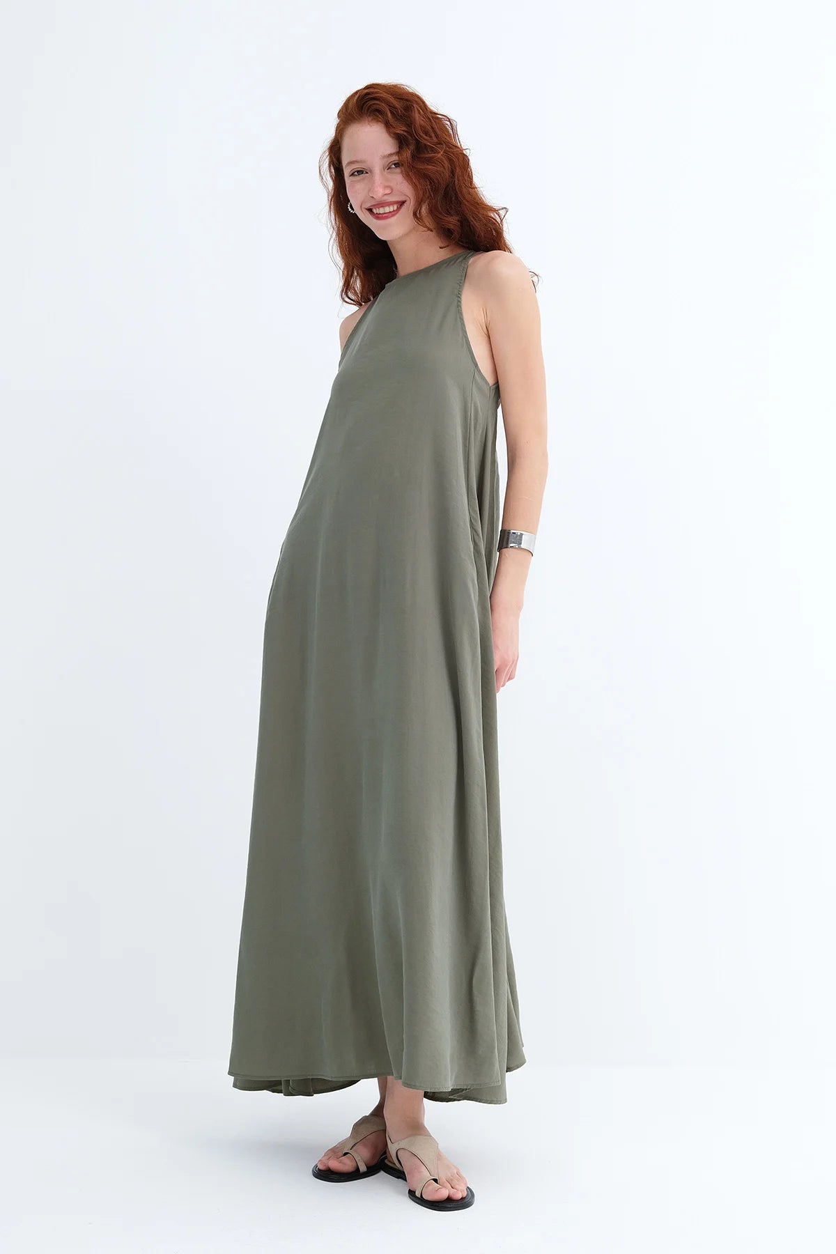 Khaki_Modal-Maxi-Dress-addax