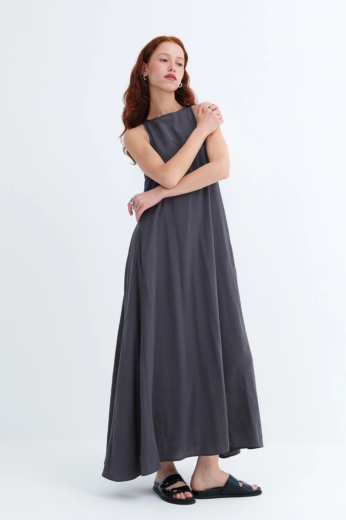 Charcoal_Modal-Maxi-Dress-addax