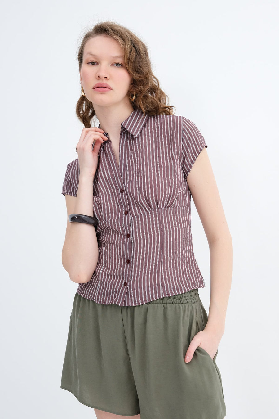 Brown---Ecru_Striped-Button-Up-Shirt-addax