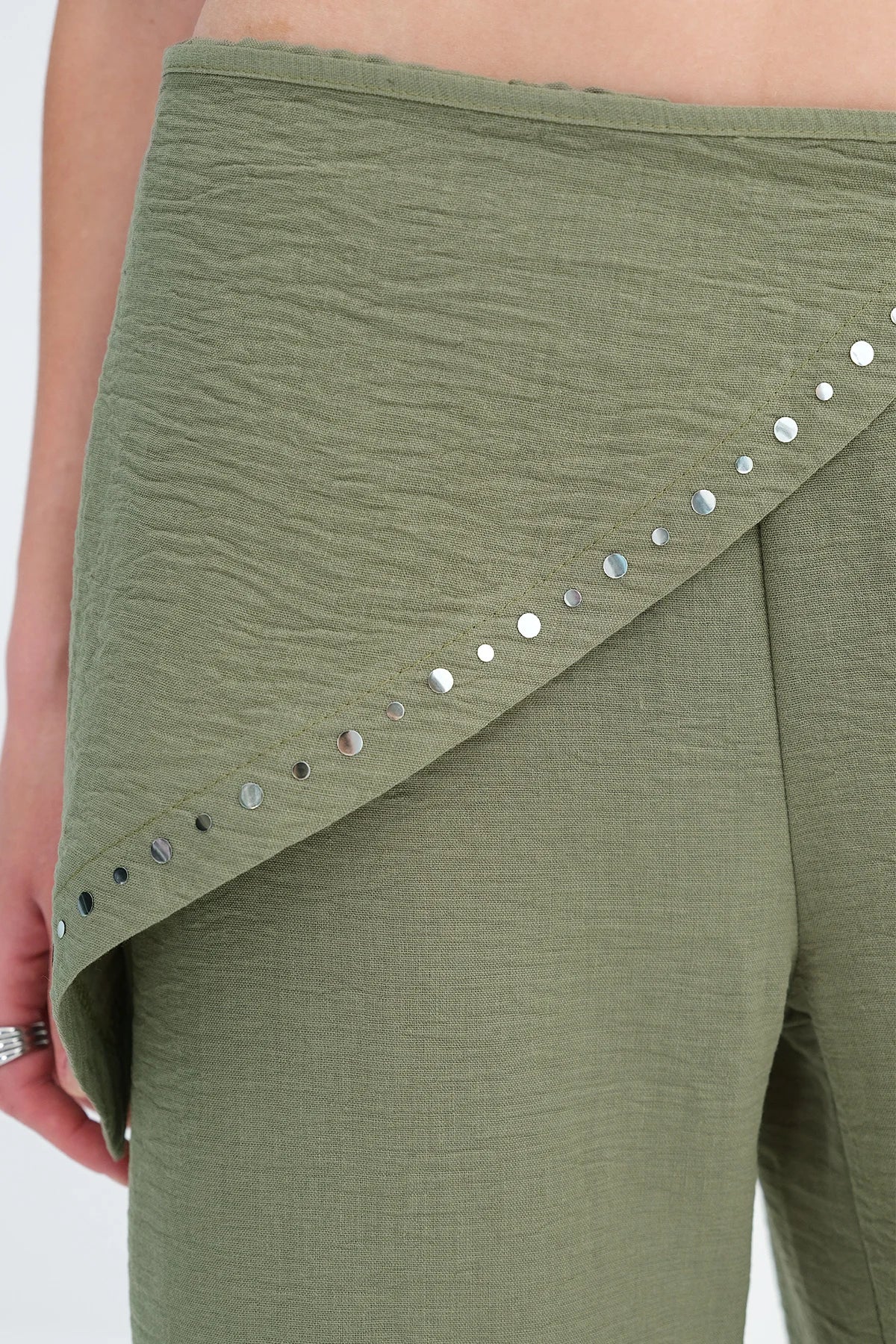 Khaki_Waist-Detail-Trousers-addax