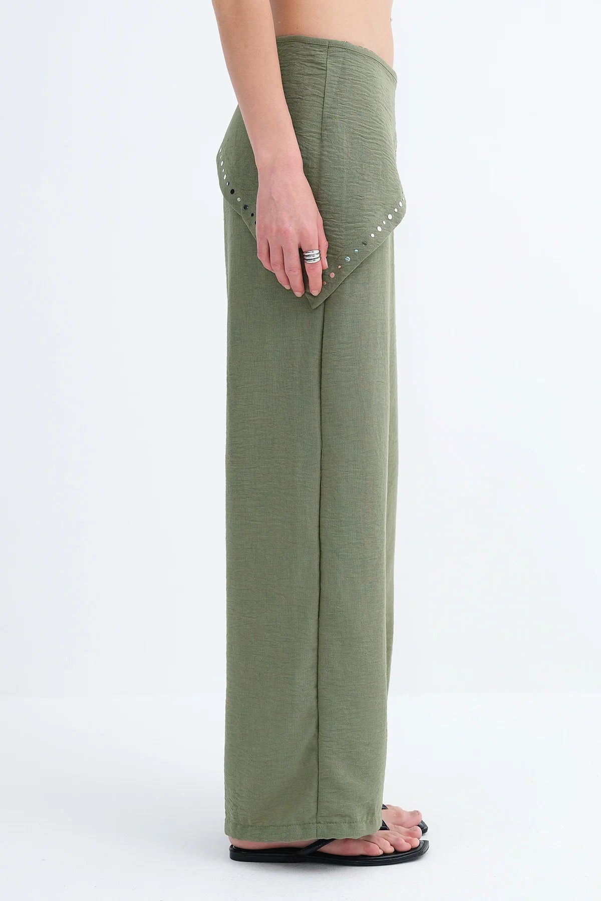 Khaki_Waist-Detail-Trousers-addax