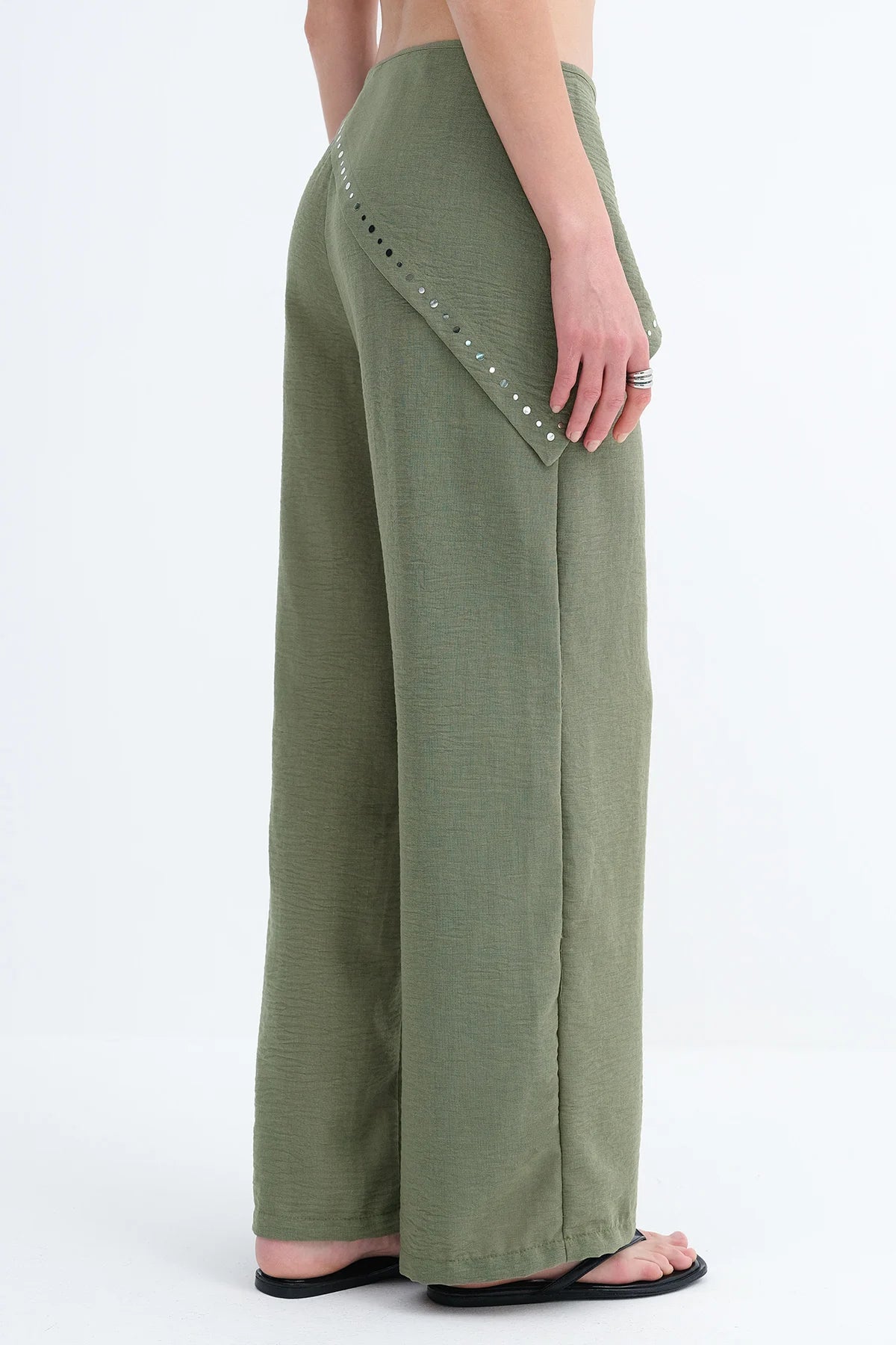 Khaki_Waist-Detail-Trousers-addax