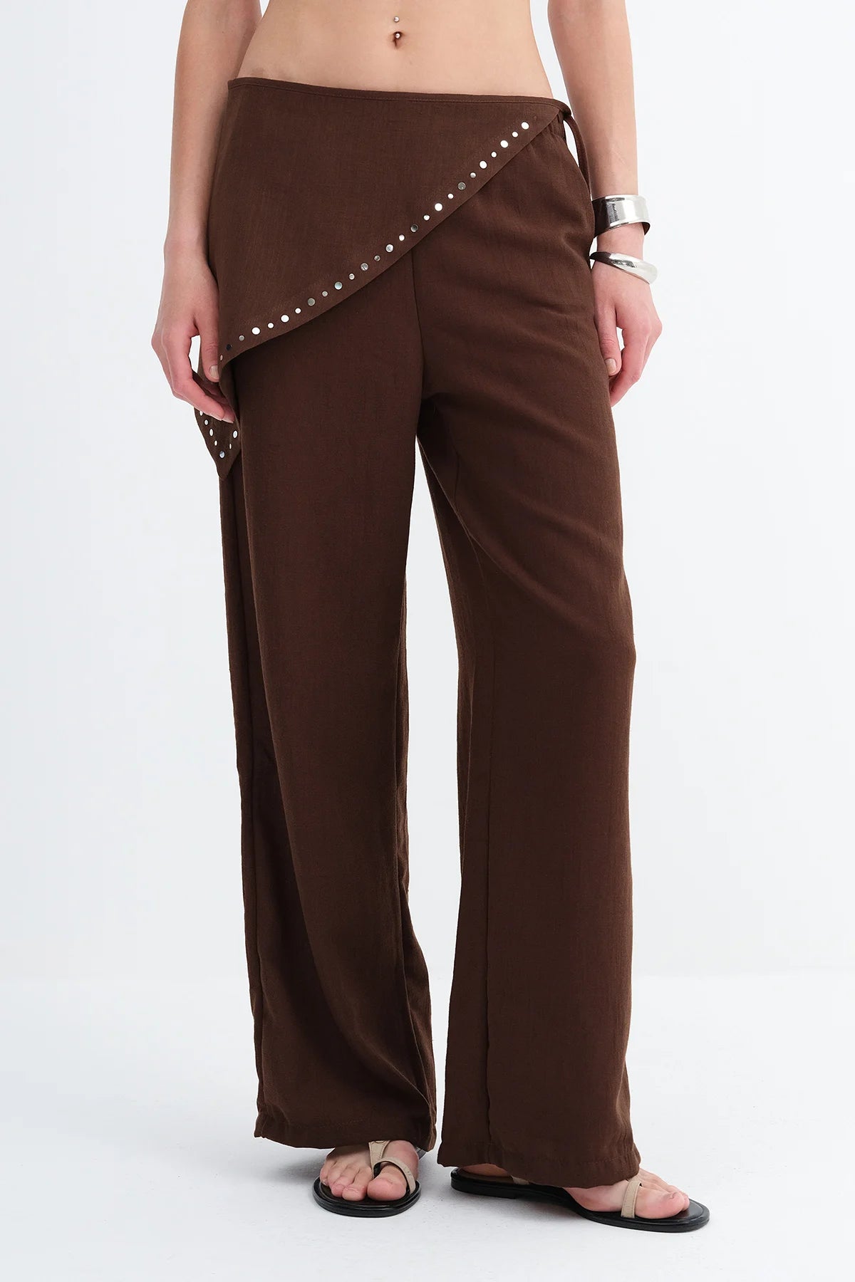 Brown_Waist-Detail-Trousers-addax