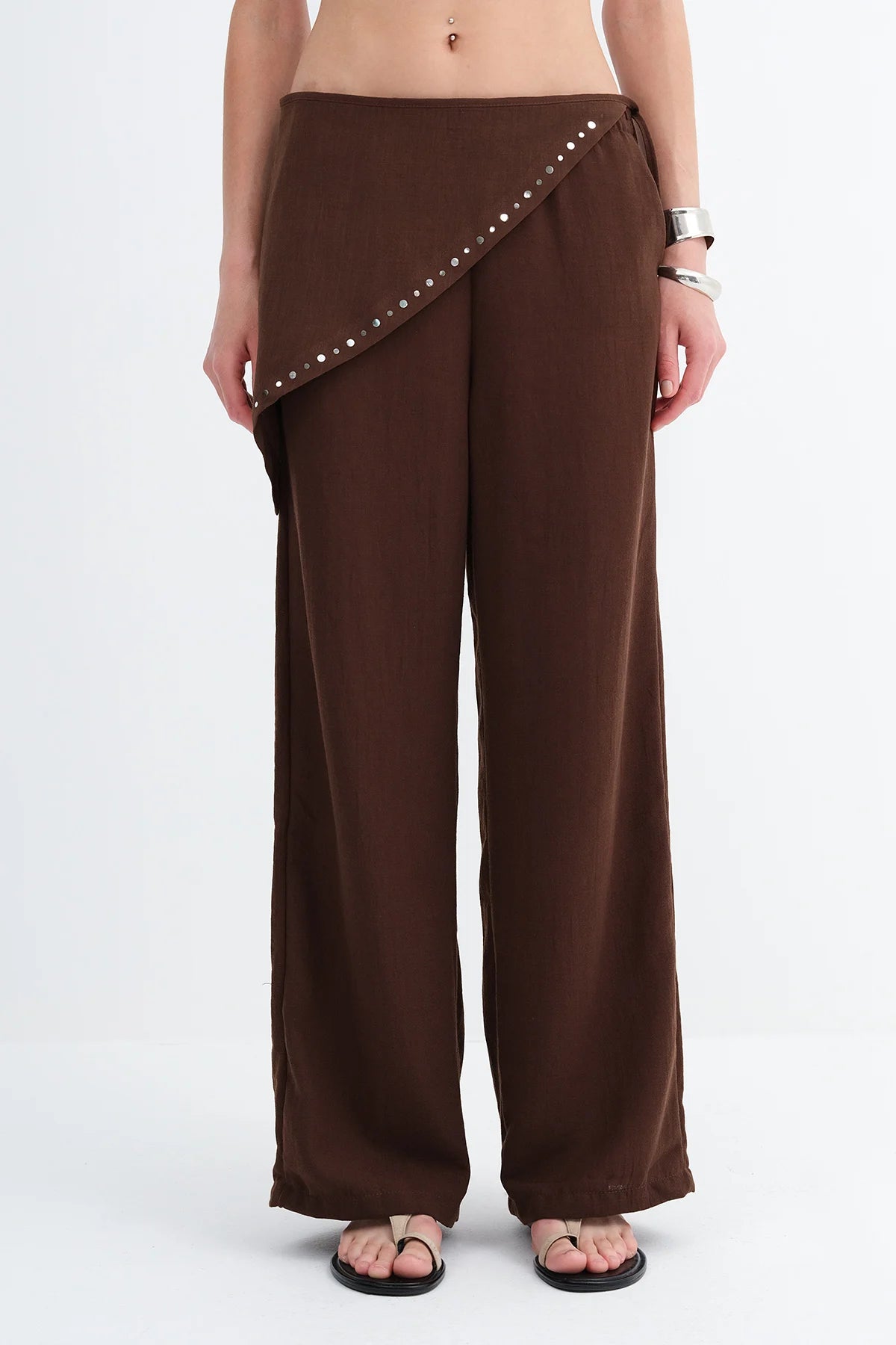Brown_Waist-Detail-Trousers-addax