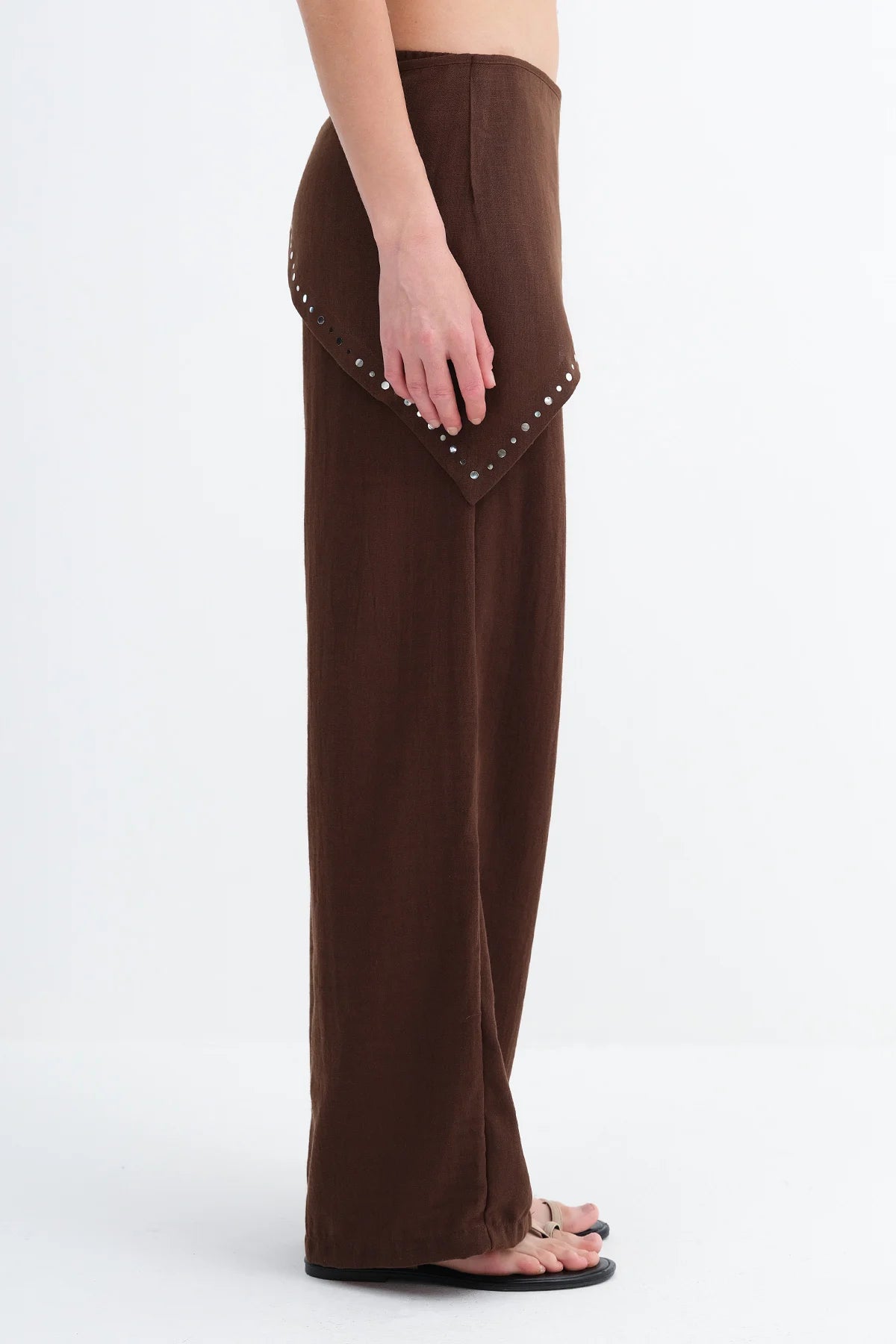 Brown_Waist-Detail-Trousers-addax