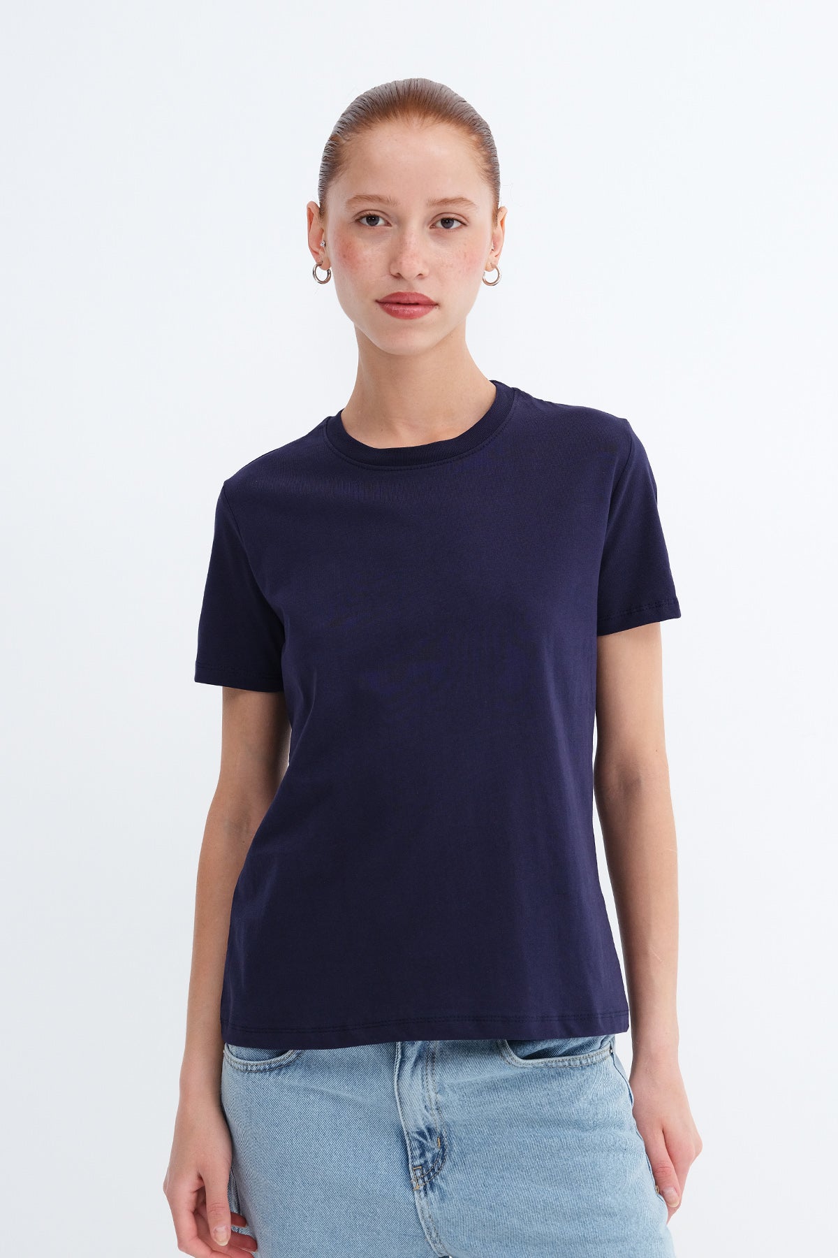 Dark-Night-Blue_Crew-Neck-Basic-T-shirt-addax