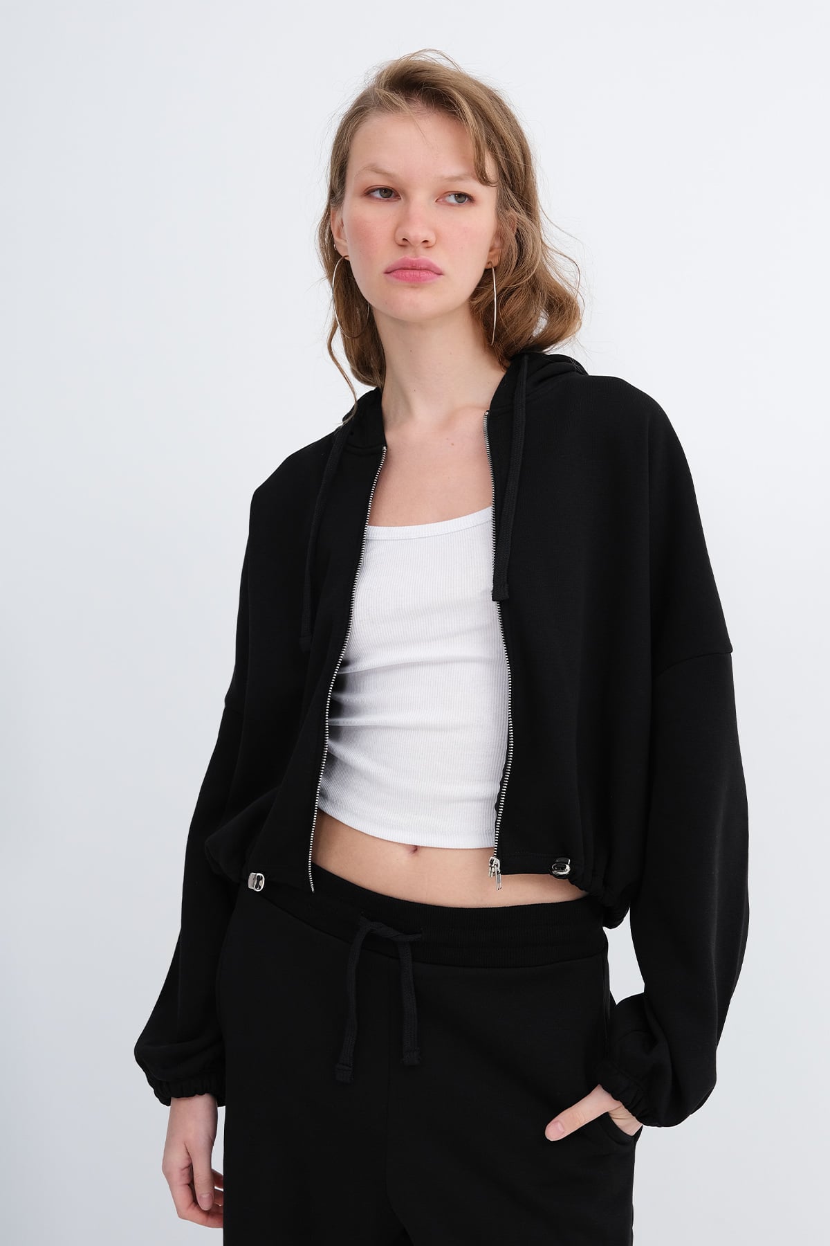 Black_Elasticated-Hem-Fleece-Joggers-addax