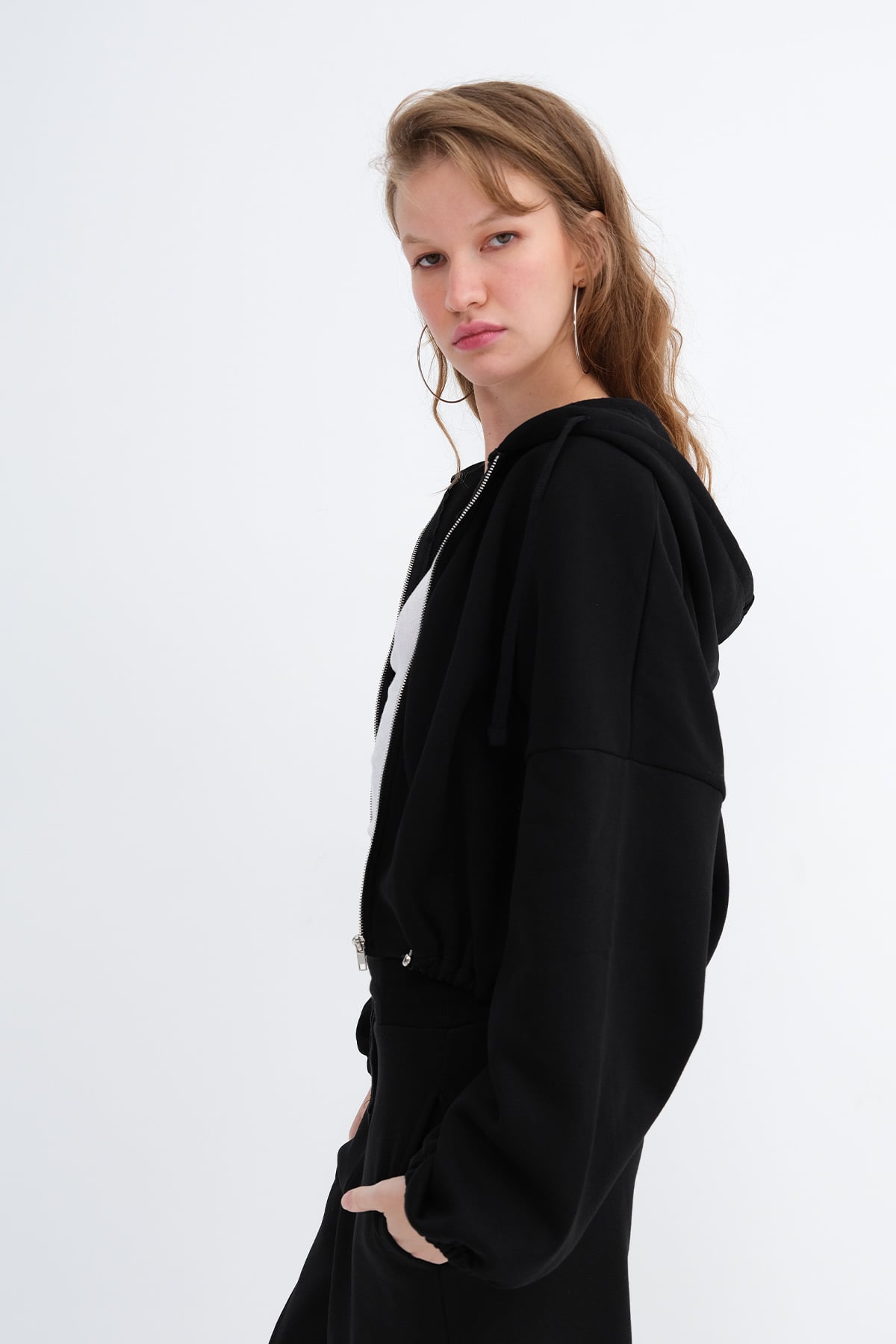 Black_Elasticated-Hem-Fleece-Joggers-addax