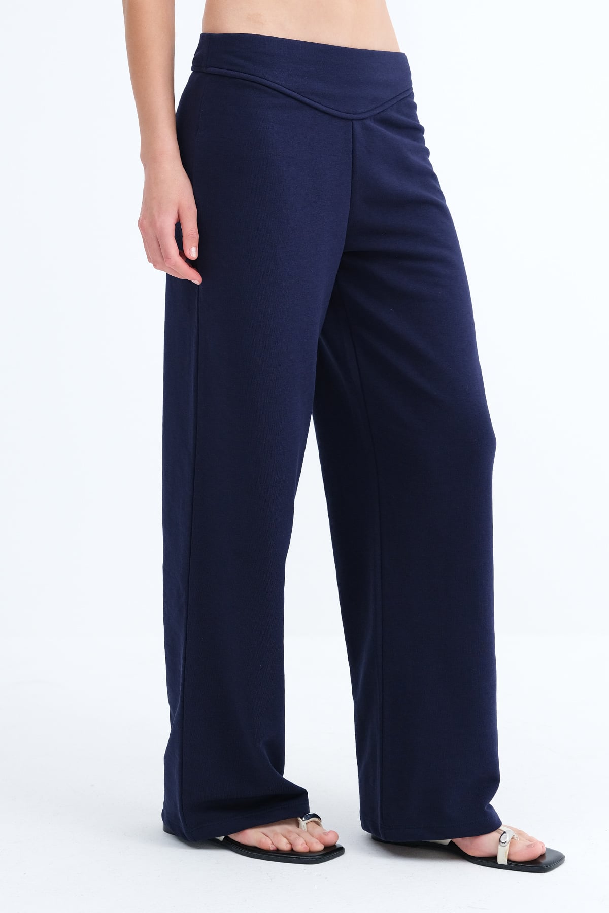 Dark-Night-Blue_Elastic-Waist-Sweatpants-addax