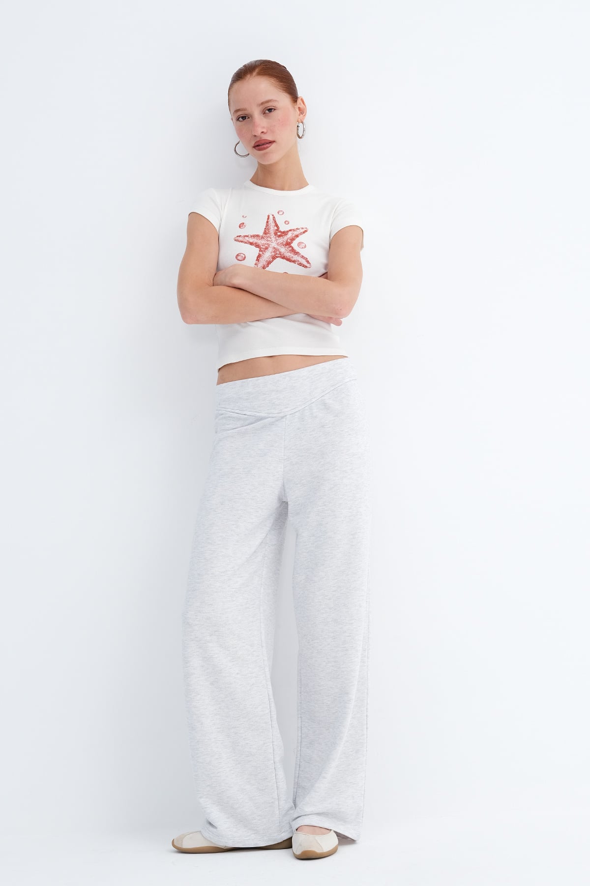Elastic Waist Sweatpants