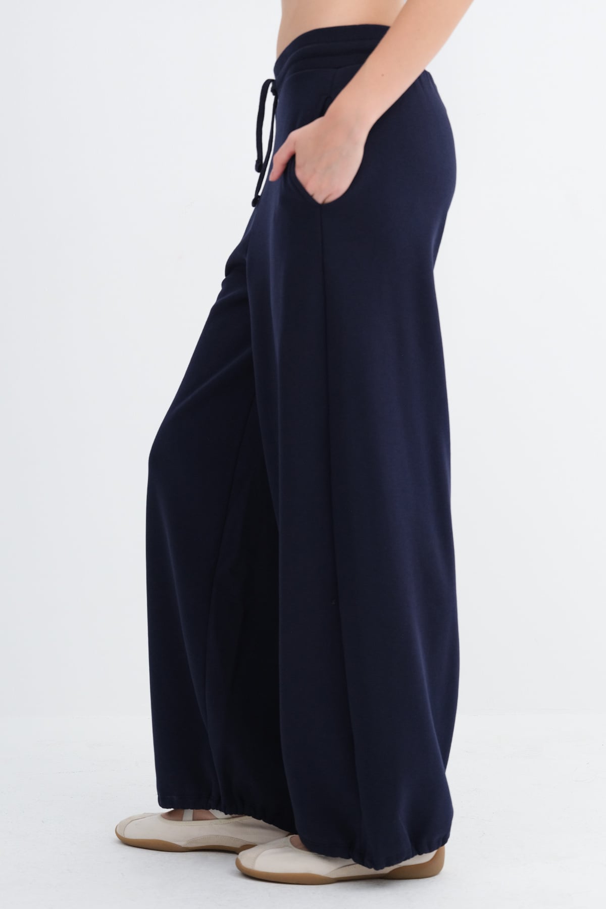 Dark-Night-Blue_Elasticated-Hem-Fleece-Joggers-addax