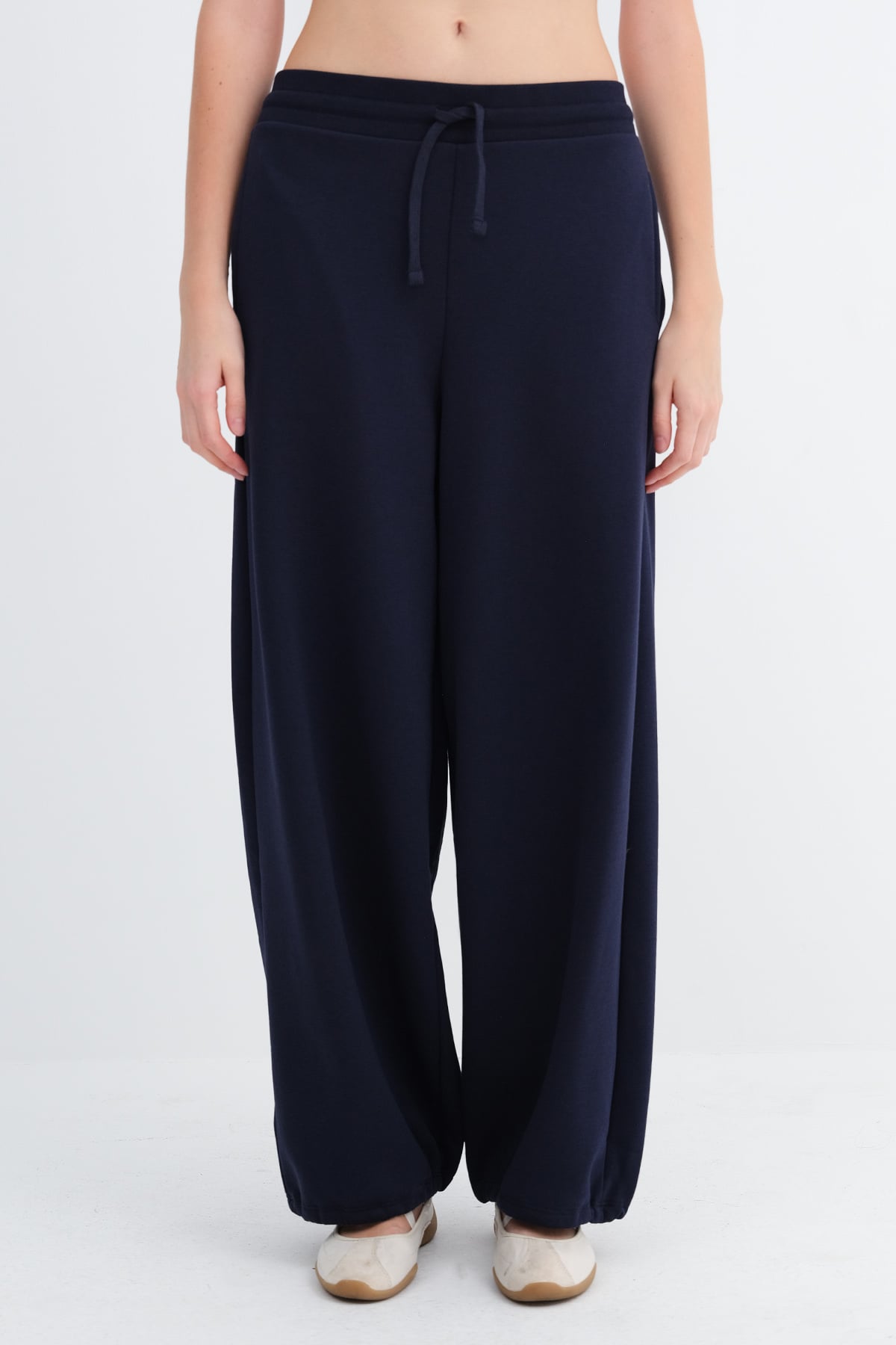 Dark-Night-Blue_Elasticated-Hem-Fleece-Joggers-addax