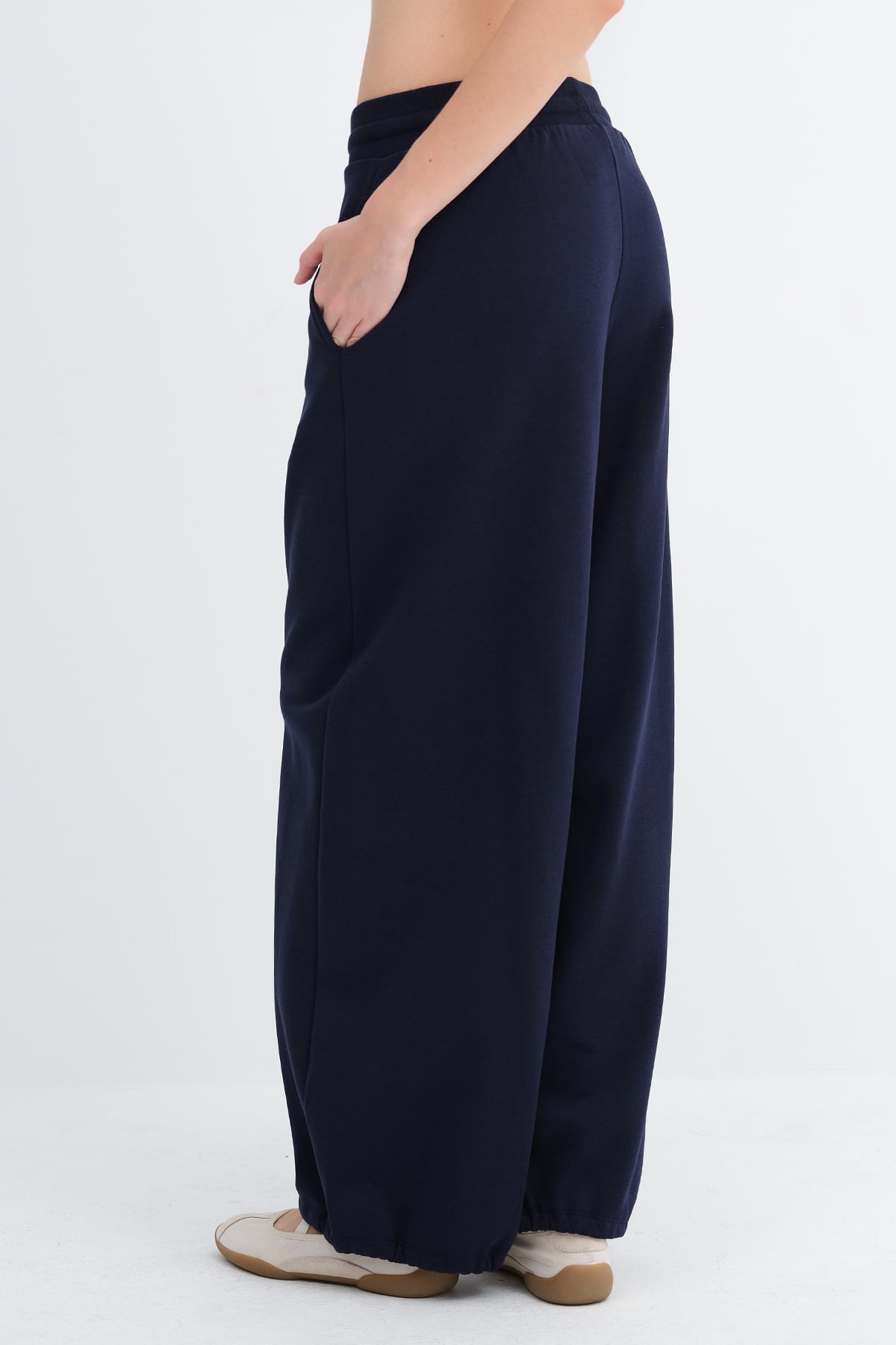 Dark-Night-Blue_Elasticated-Hem-Fleece-Joggers-addax