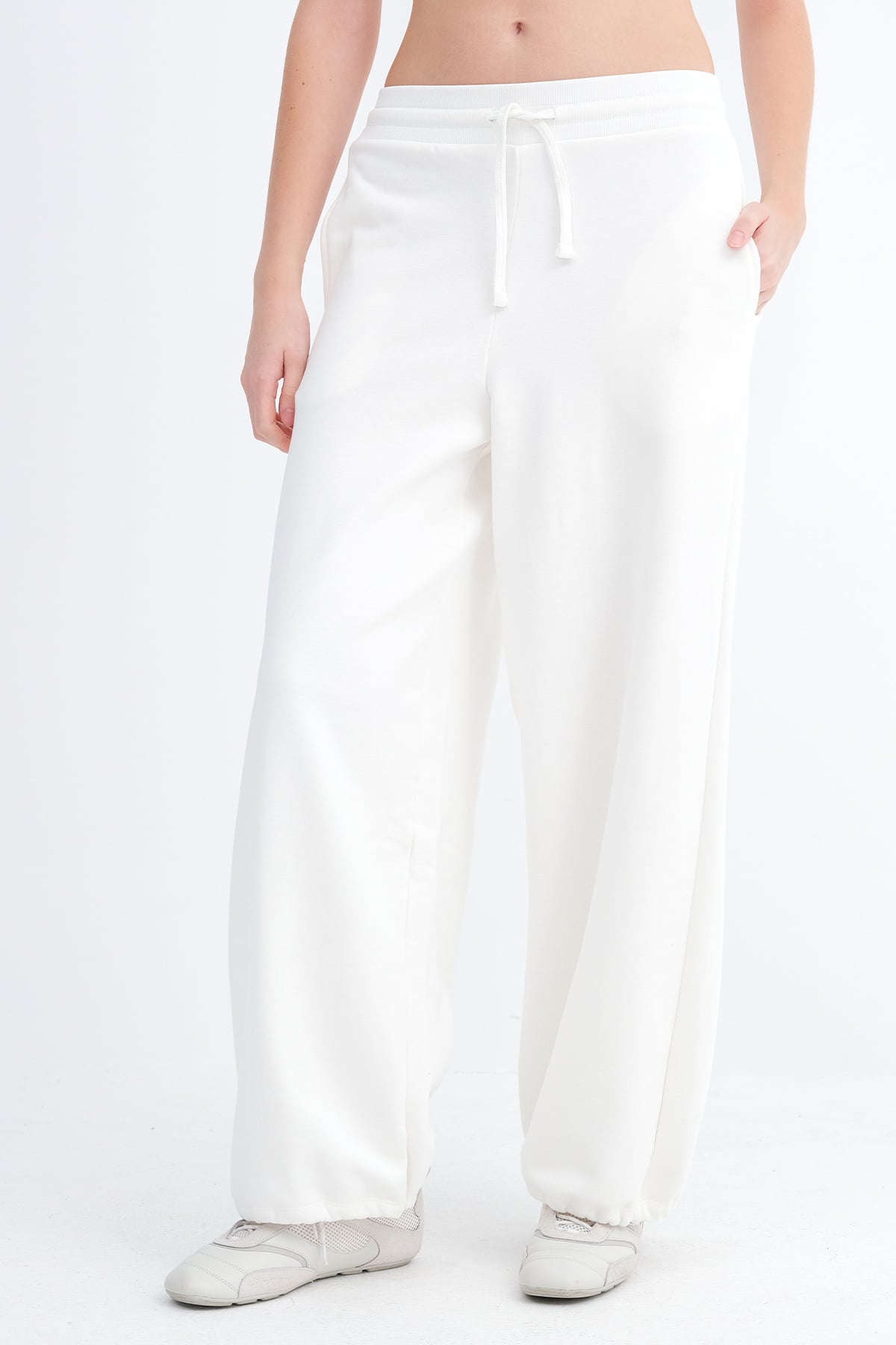 Ecru_Elasticated-Hem-Fleece-Joggers-addax