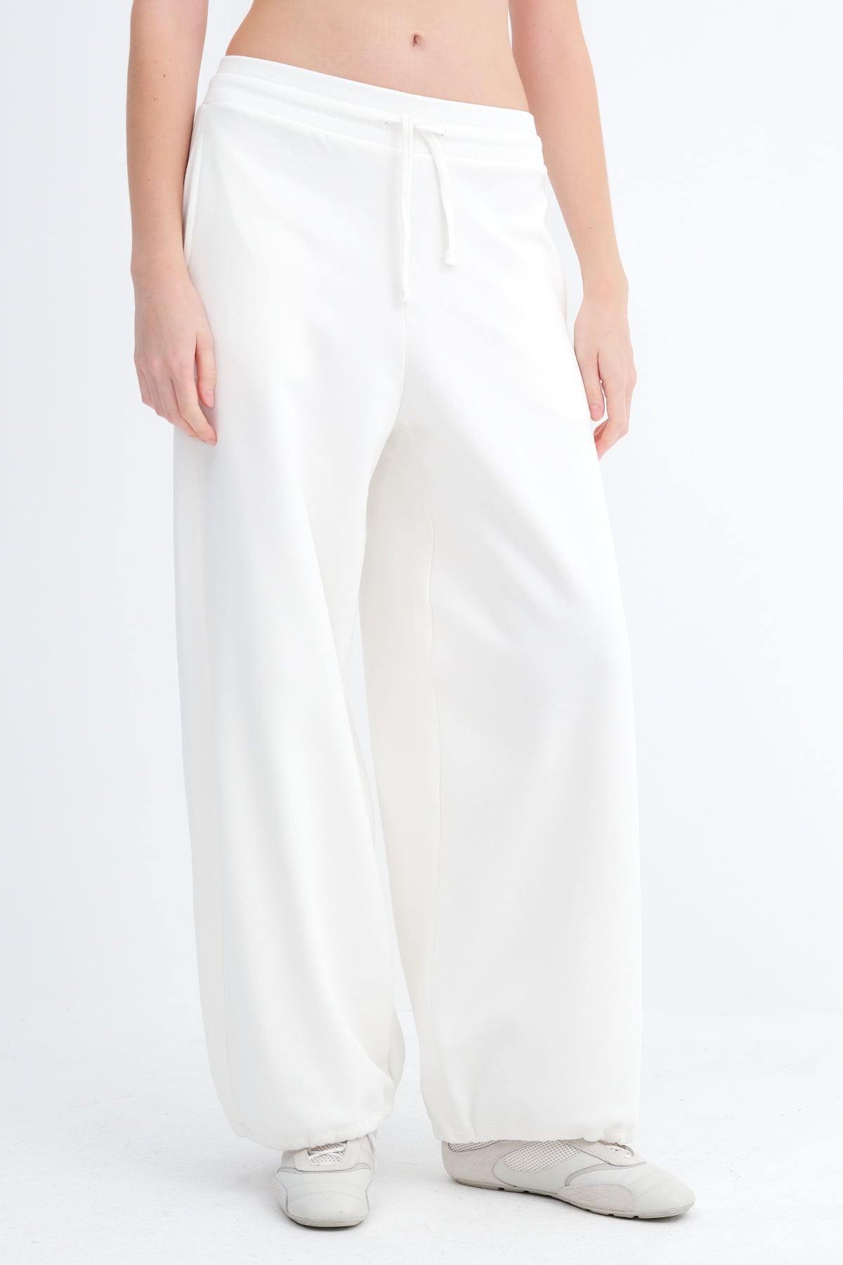 Ecru_Elasticated-Hem-Fleece-Joggers-addax