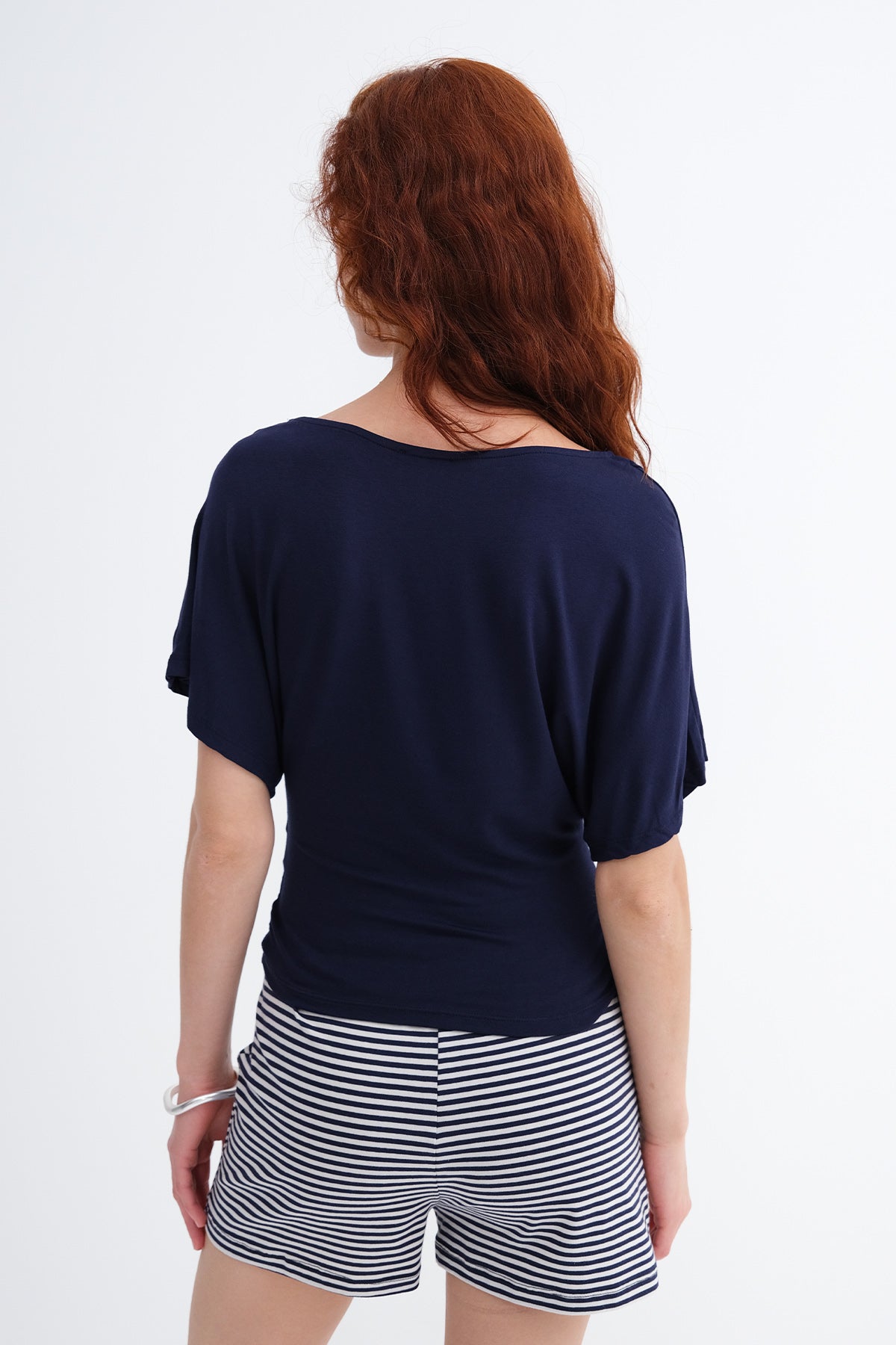 Dark-Night-Blue_Boat-Neck-Basic-T-shirt-addax