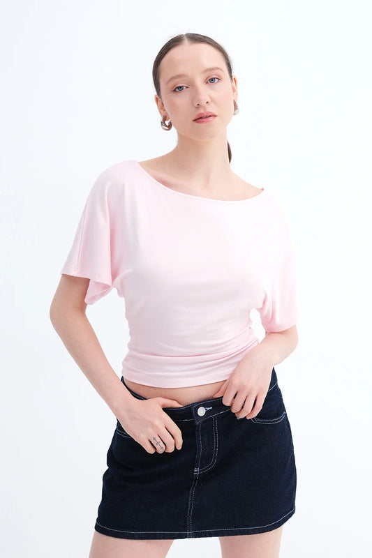 Lotus_Boat-Neck-Basic-T-shirt-addax
