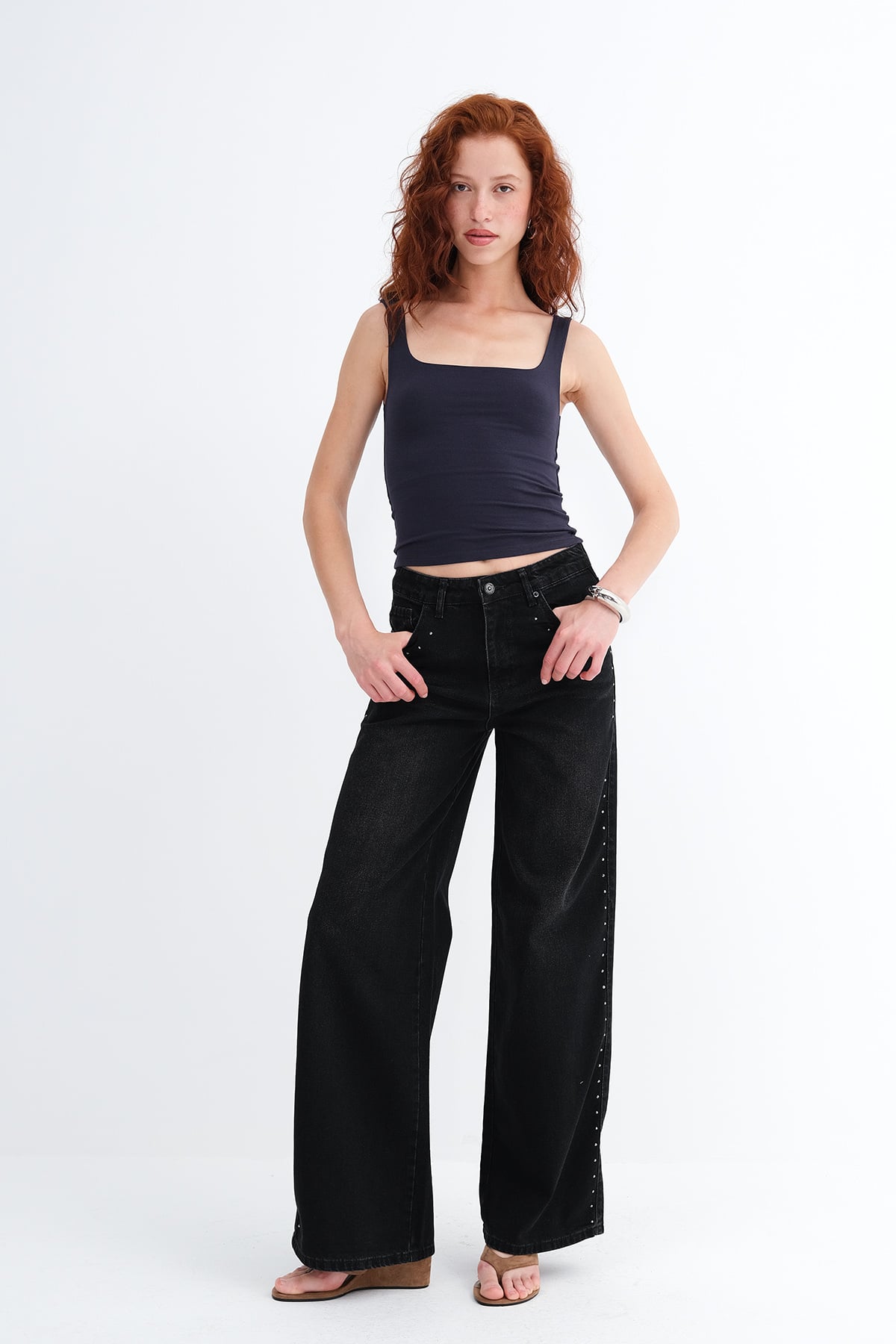 Star Detail Jeans
