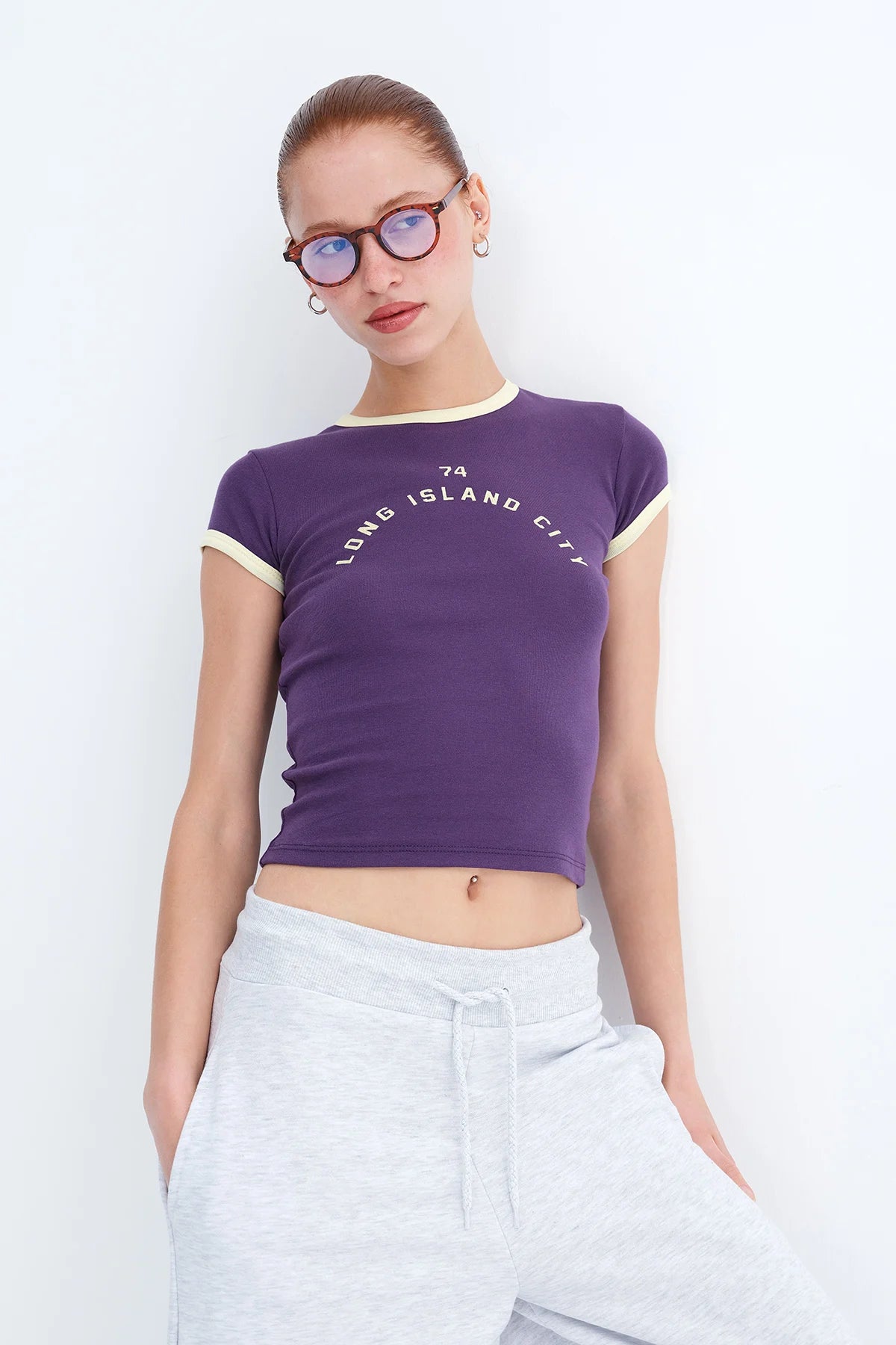 Purple_Short-Sleeve-Printed-T-shirt-addax