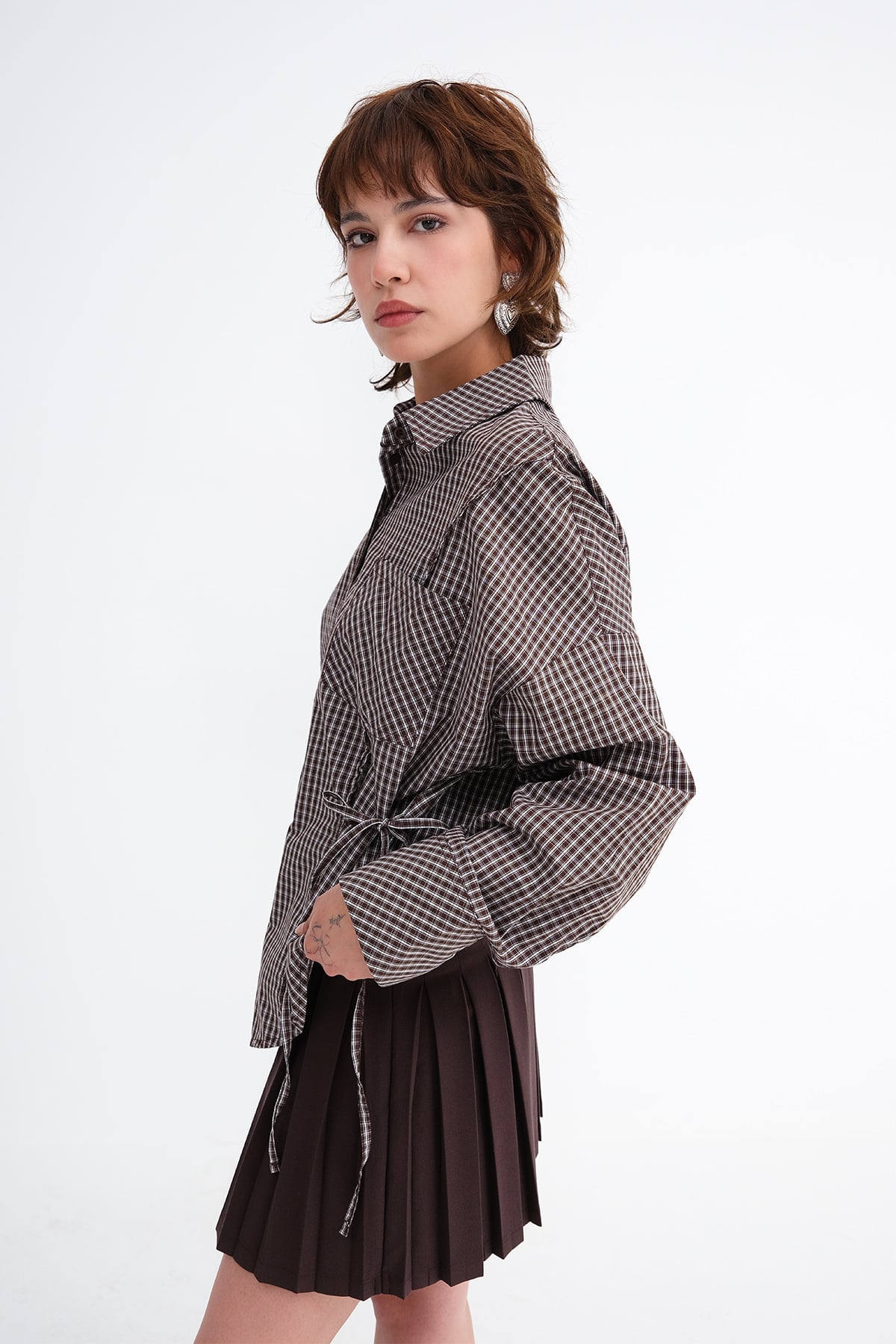 Brown_Tie-Detail-Shirt-addax