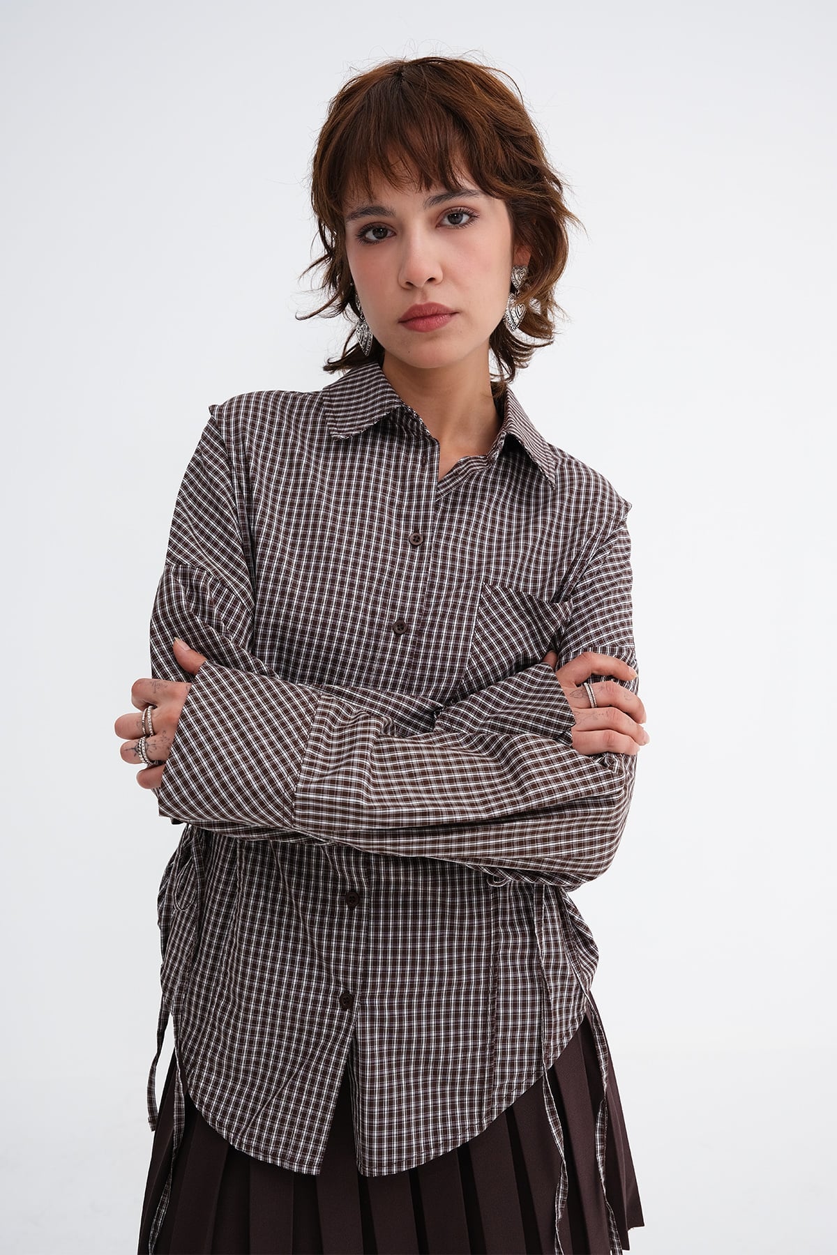 Brown_Tie-Detail-Shirt-addax