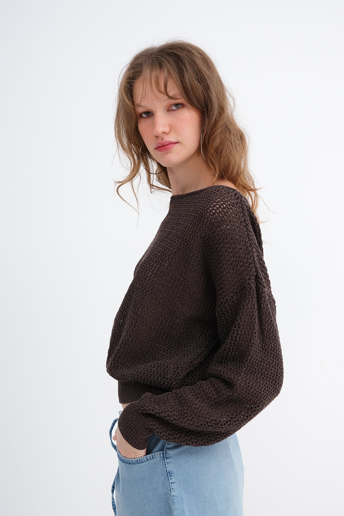 Brown_Openwork-Knit-Sweater-addax