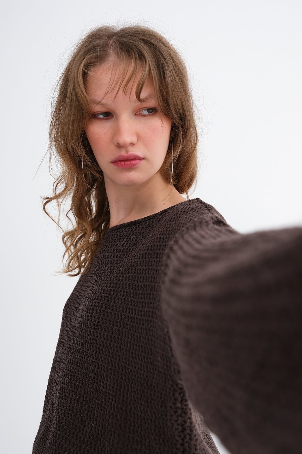 Brown_Openwork-Knit-Sweater-addax