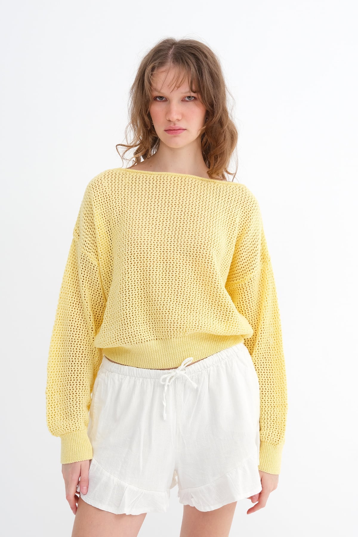 Light-Yellow_Openwork-Knit-Sweater-addax