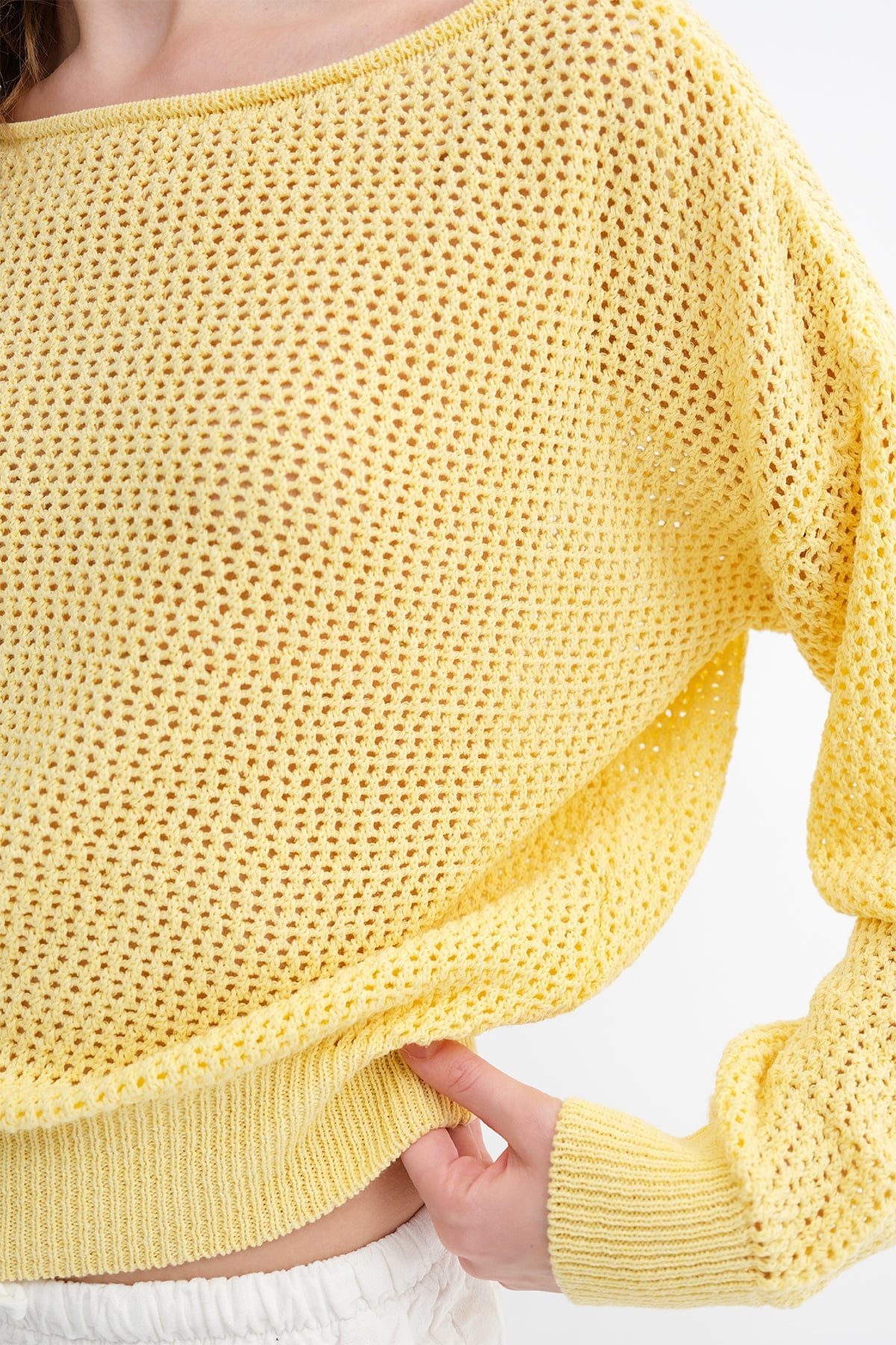 Light-Yellow_Openwork-Knit-Sweater-addax
