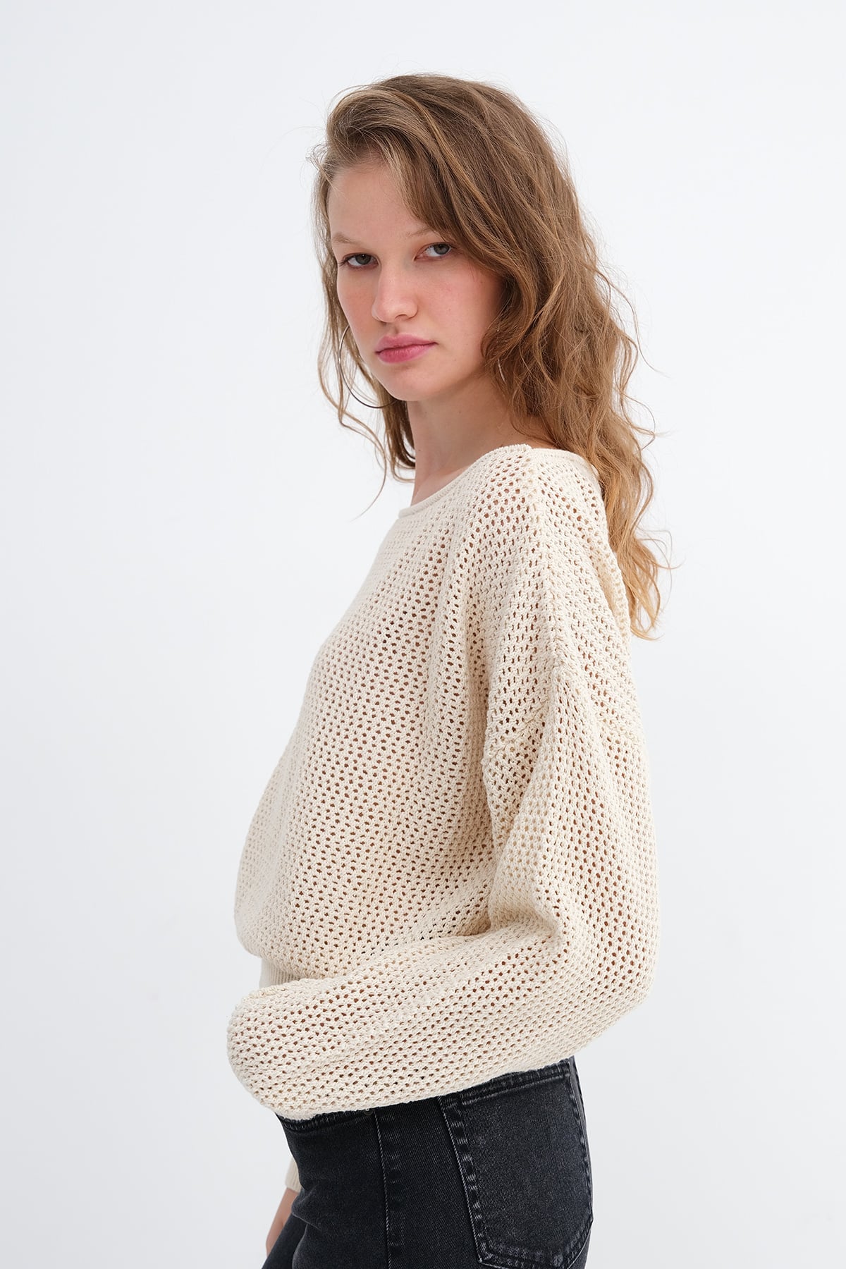 Ecru_Openwork-Knit-Sweater-addax