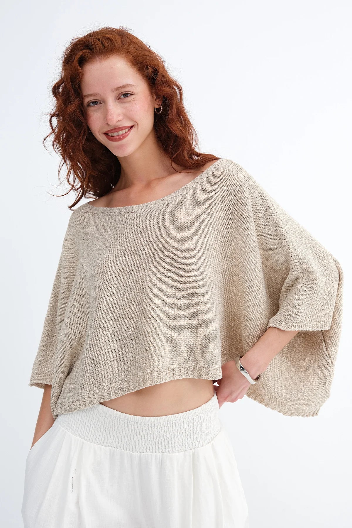 Beige_Shiny-Yarn-Knitting-Knitwear-addax