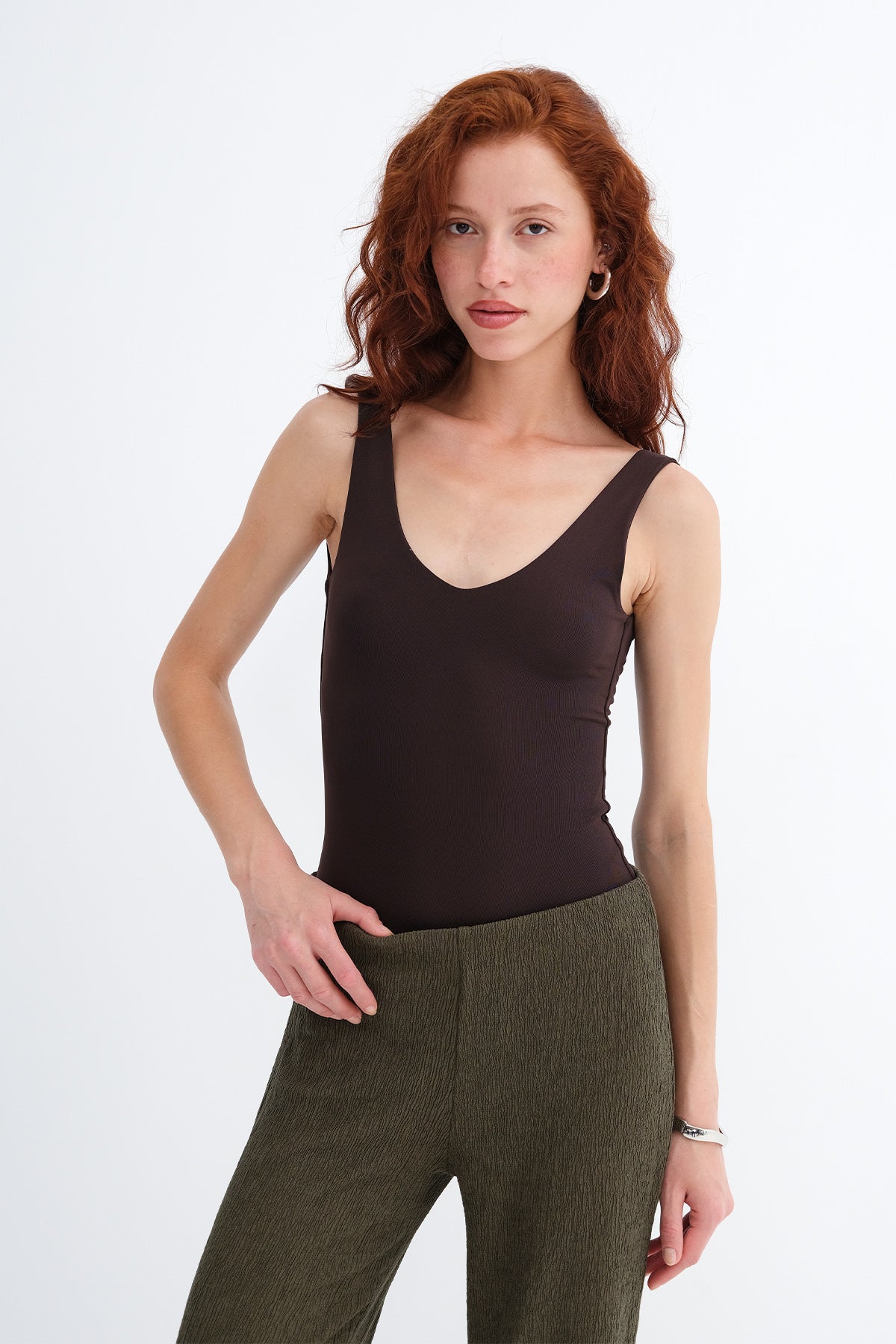Brown_V-Neck-Thick-Strap-Bodysuit-addax