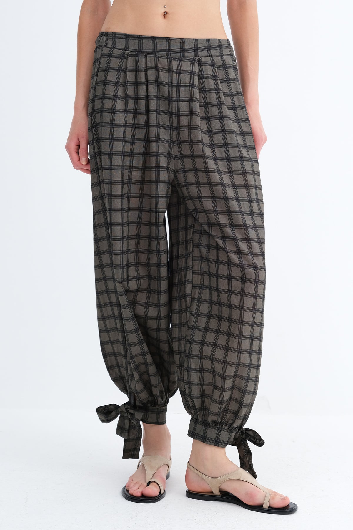 Khaki_Plaid-Patterned-Harem-Pants-addax