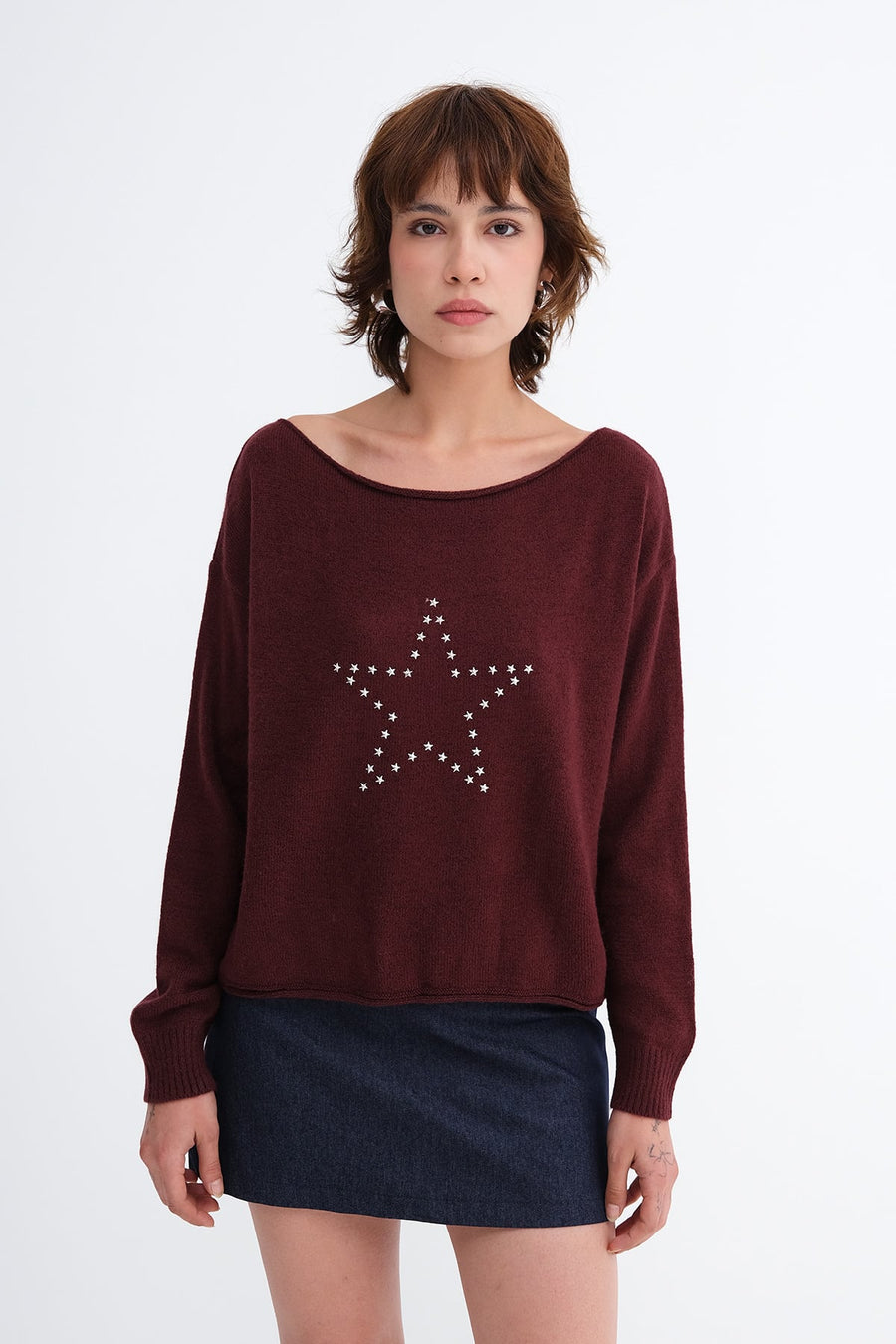 Light-Burgundy_Star-Rhinestone-Knit-Sweater-addax