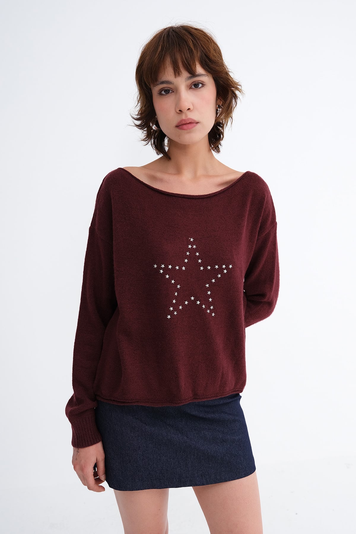Light-Burgundy_Star-Rhinestone-Knit-Sweater-addax