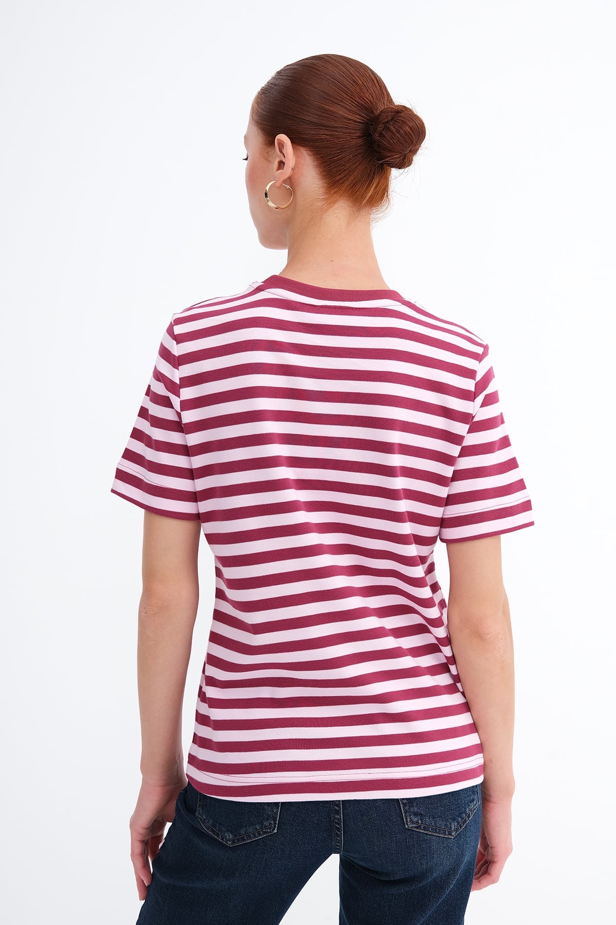 Lotus-Gardenia_Striped-Short-Sleeve-T-Shirt-addax