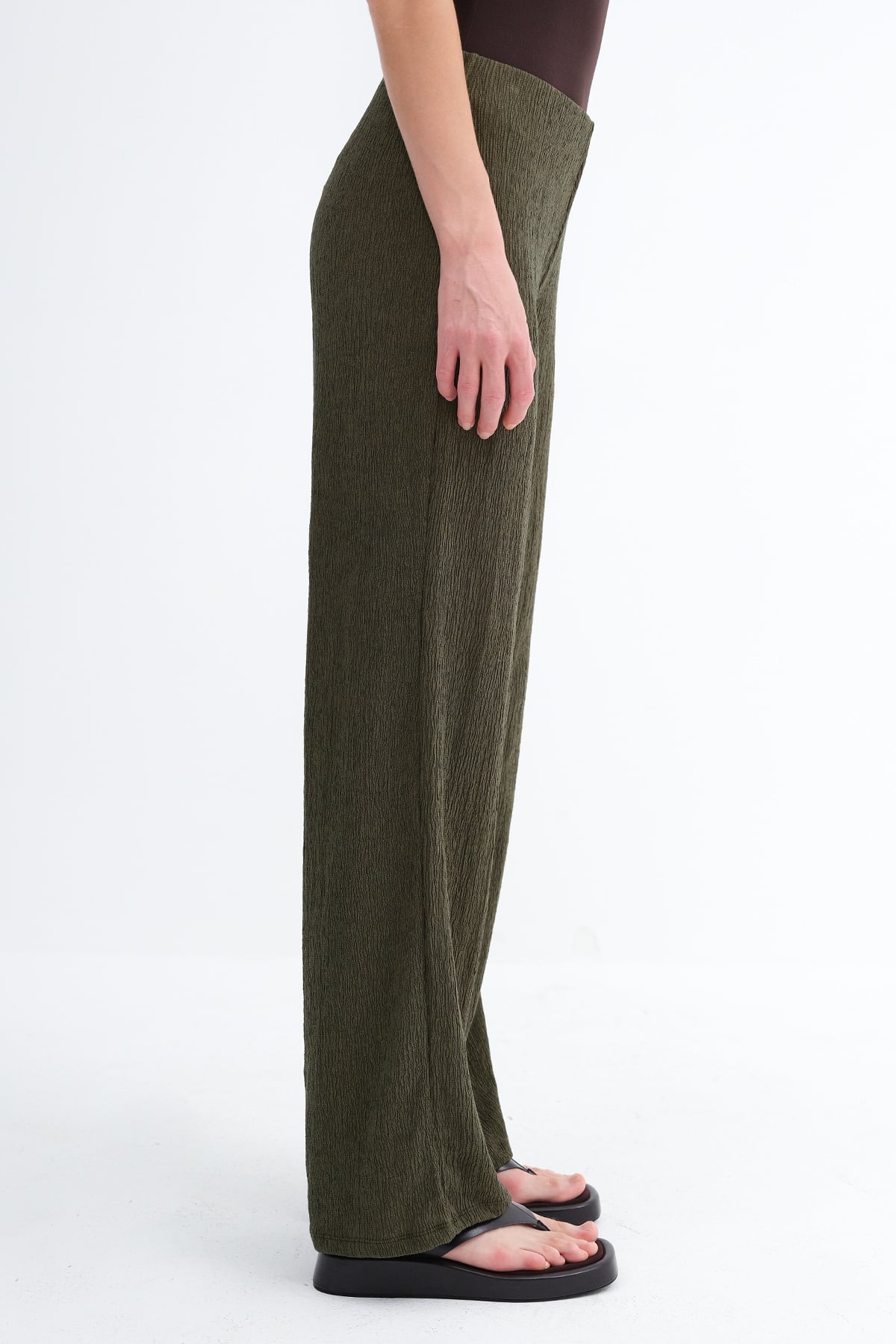 Khaki_Elastic-Waist-Wide-Leg-Trousers-addax